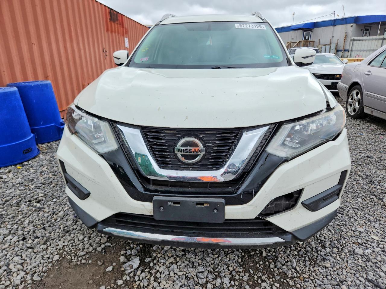 2018 Nissan Rogue S White vin: 5N1AT2MT8JC851891