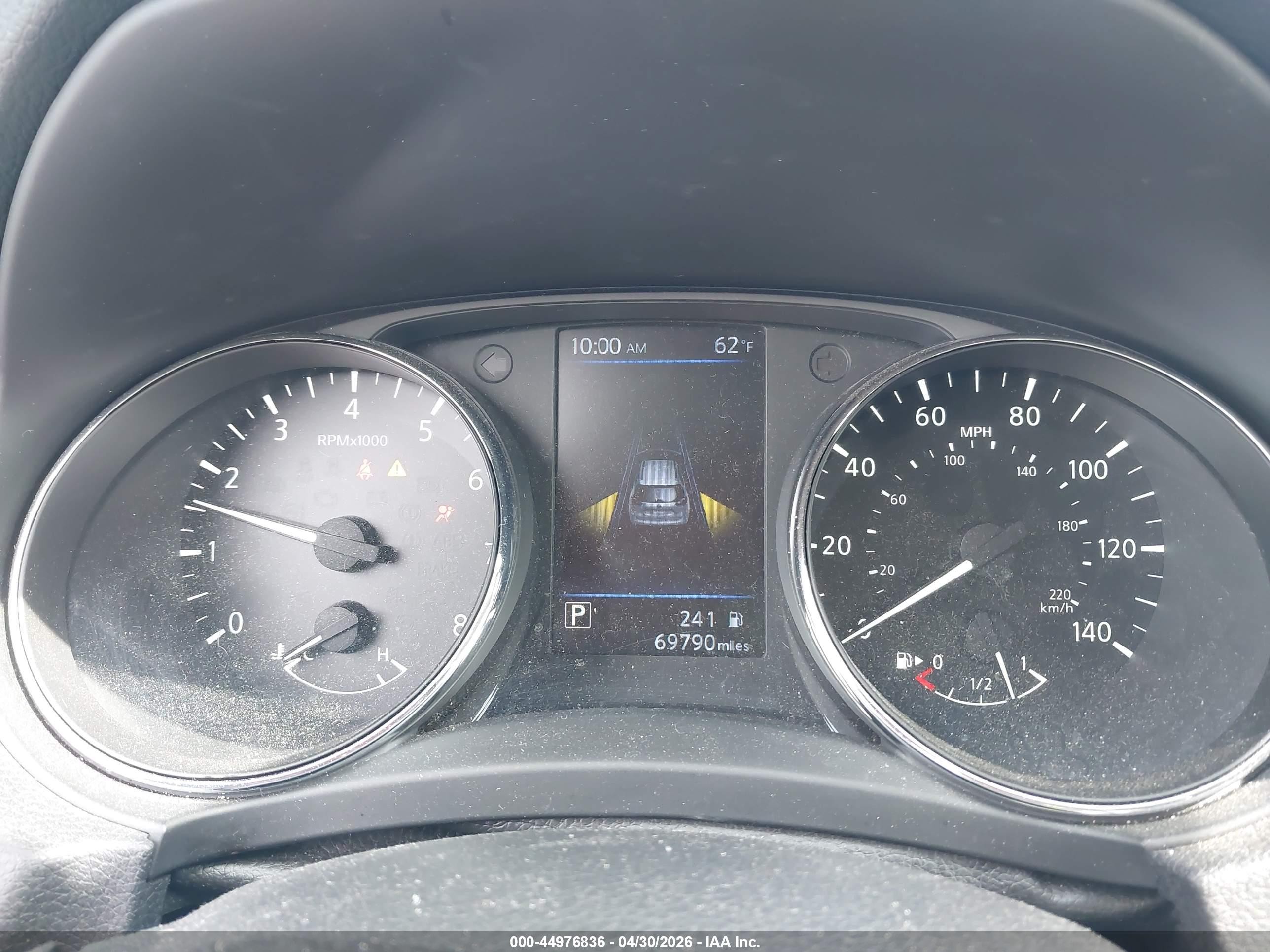 2020 Nissan Rogue Sv Fwd Серый vin: 5N1AT2MT8LC808316