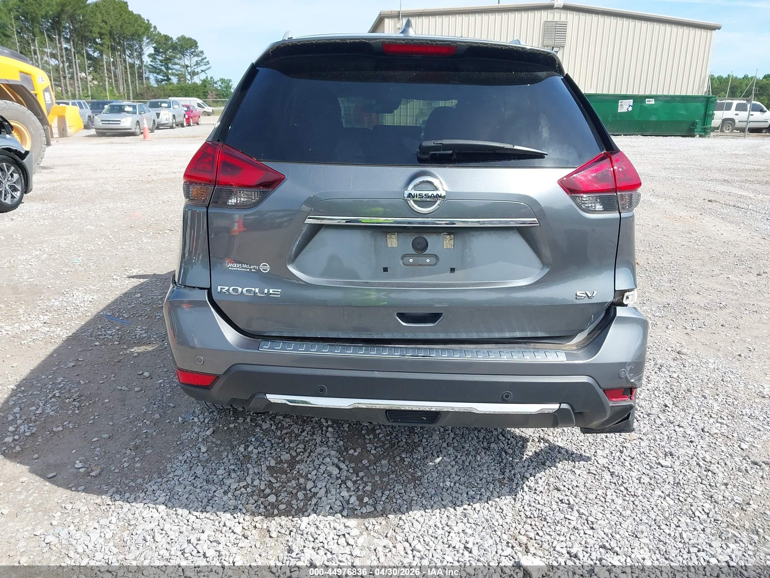 2020 Nissan Rogue Sv Fwd Серый vin: 5N1AT2MT8LC808316