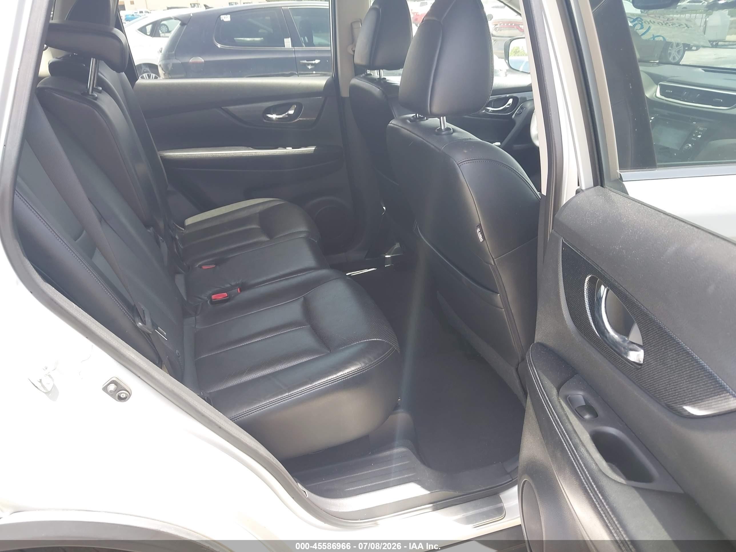 2014 Nissan Rogue Sl Серебряный vin: 5N1AT2MT9EC754060