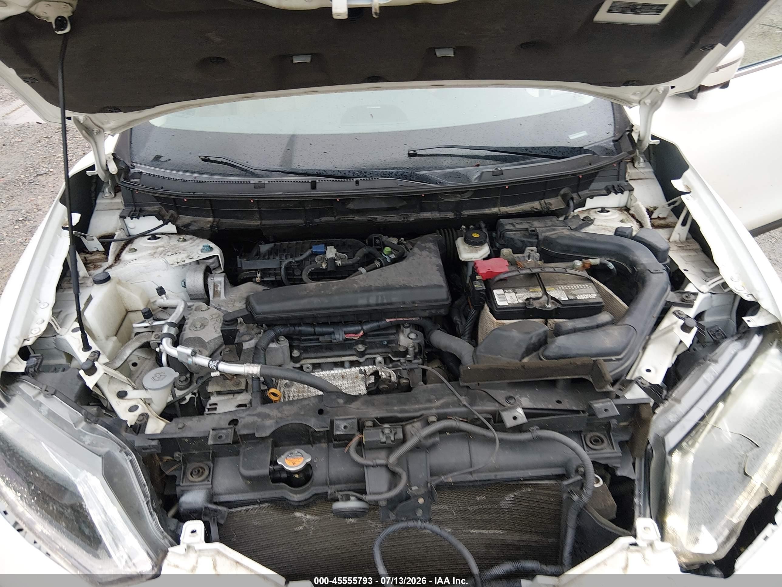 2014 Nissan Rogue Sl White vin: 5N1AT2MT9EC759341