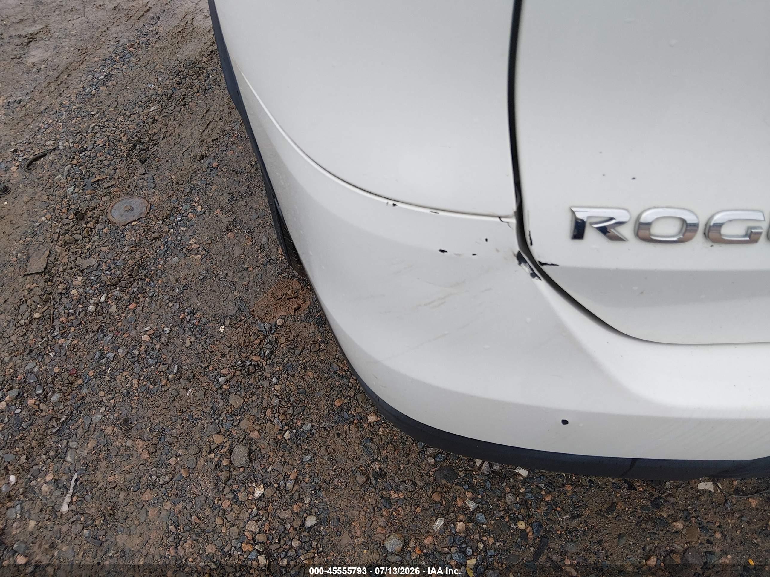 2014 Nissan Rogue Sl White vin: 5N1AT2MT9EC759341
