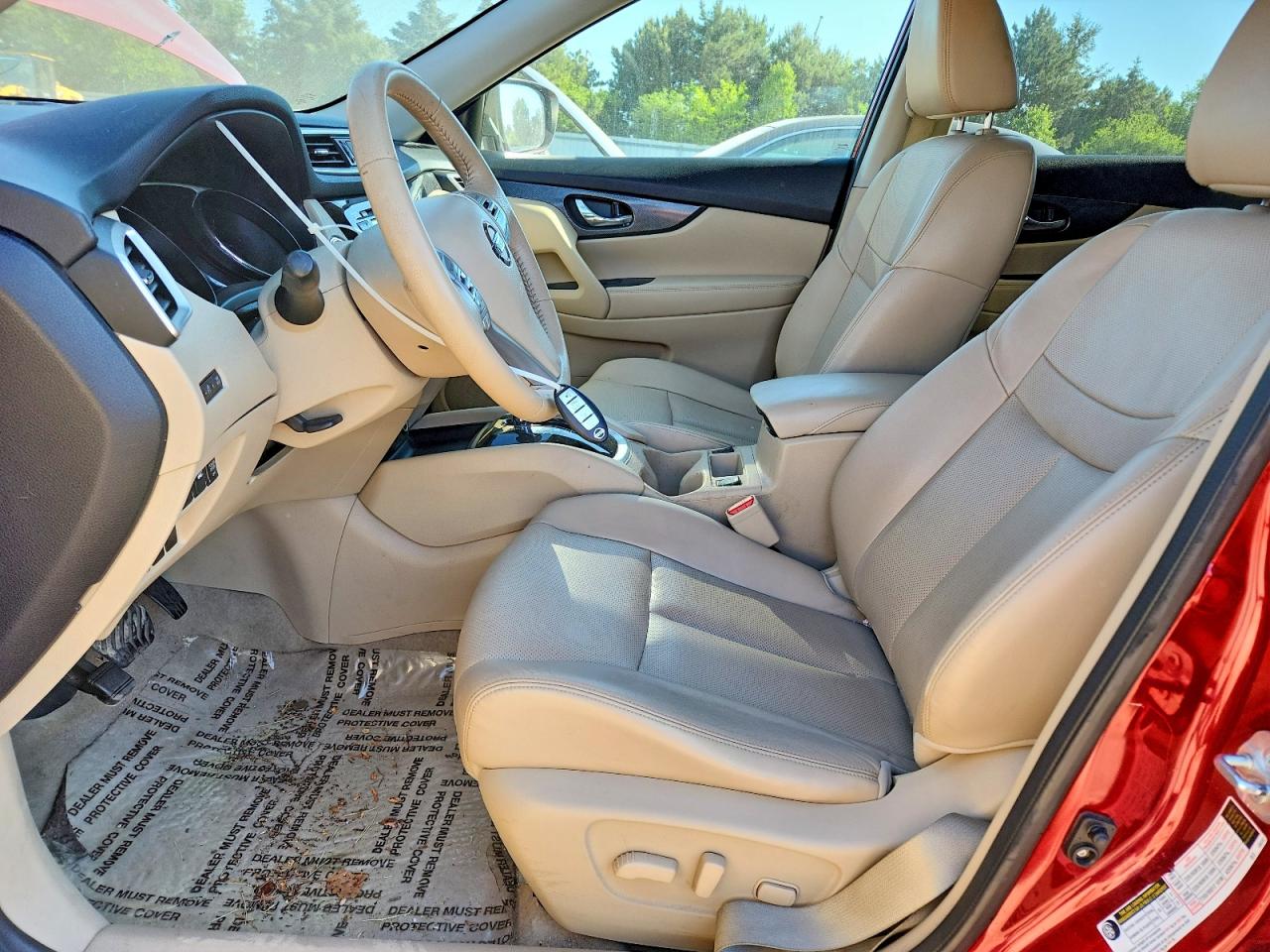 2014 Nissan Rogue Sl Красный vin: 5N1AT2MT9EC761364