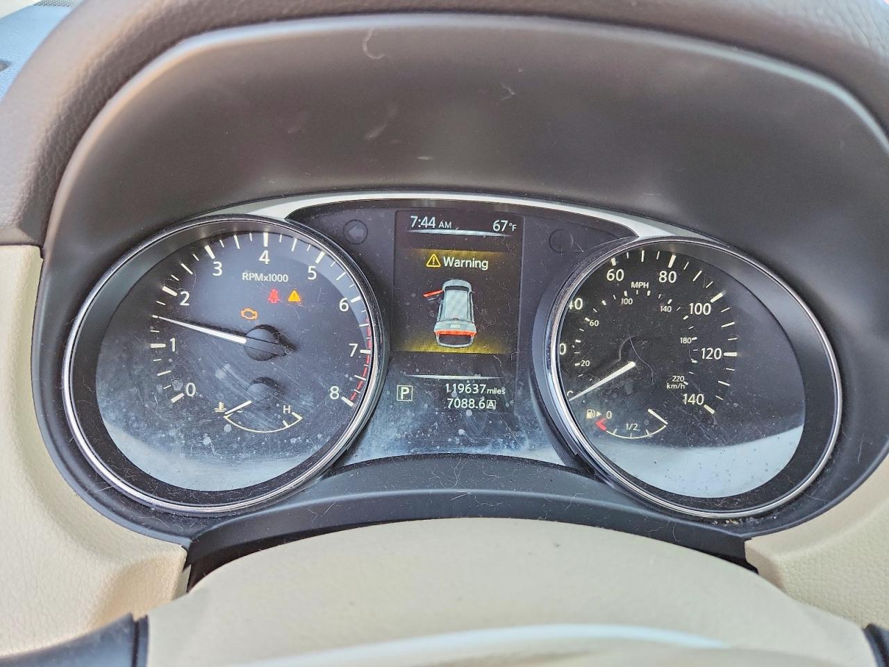 2014 Nissan Rogue Sl Красный vin: 5N1AT2MT9EC761364