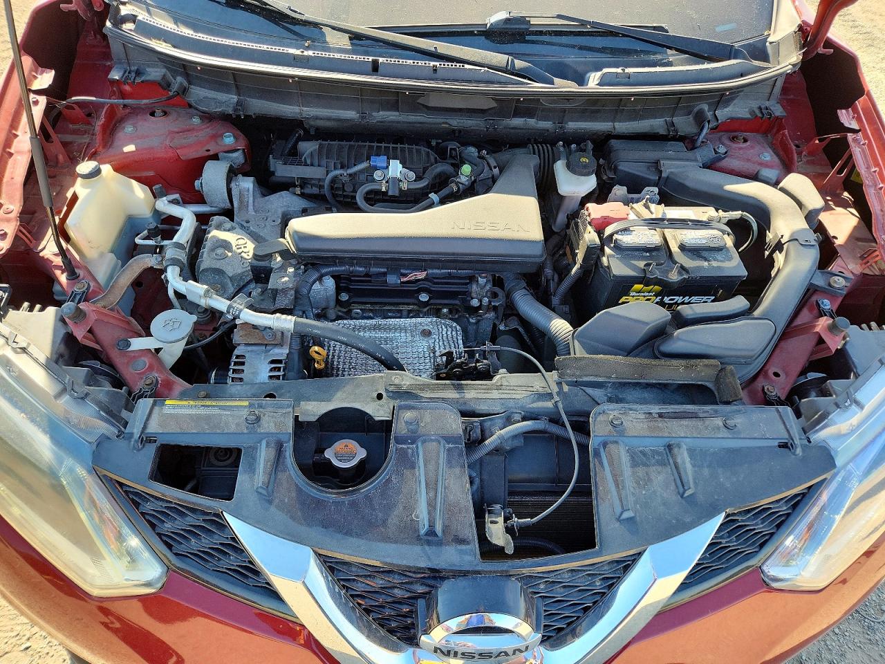 2014 Nissan Rogue Sl Красный vin: 5N1AT2MT9EC761364