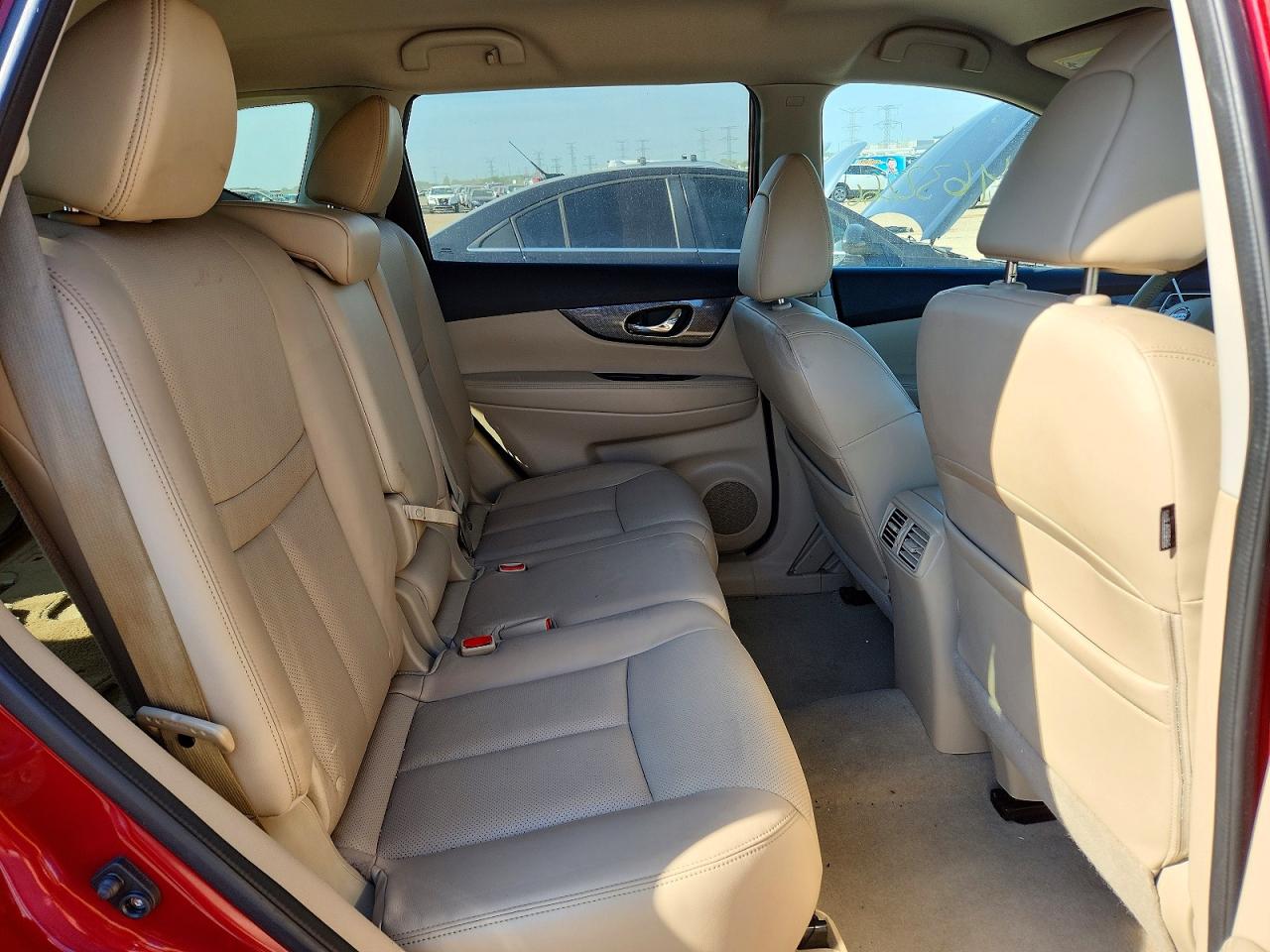 2014 Nissan Rogue Sl Красный vin: 5N1AT2MT9EC761364