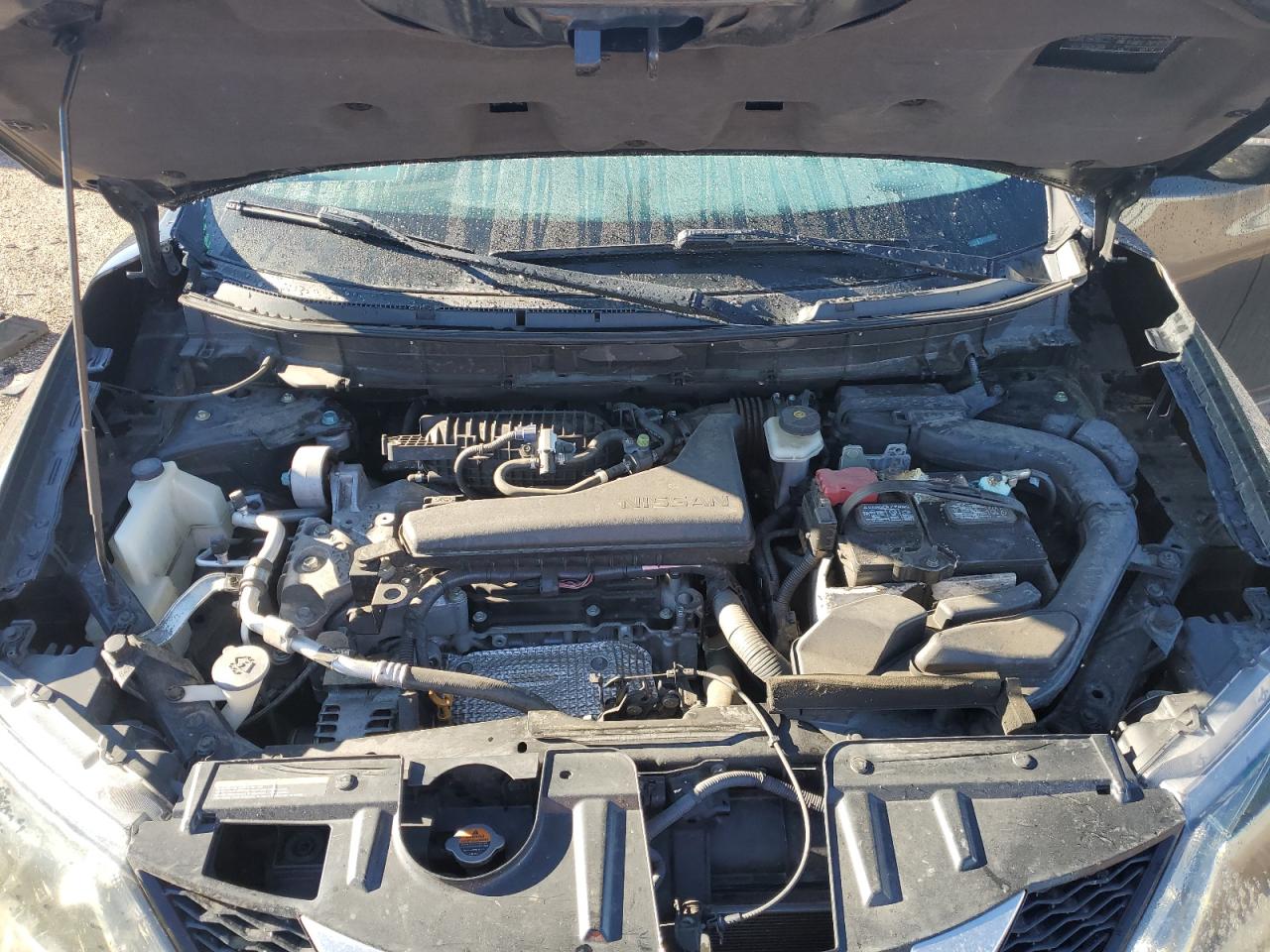 2014 Nissan Rogue S Green vin: 5N1AT2MT9EC772638