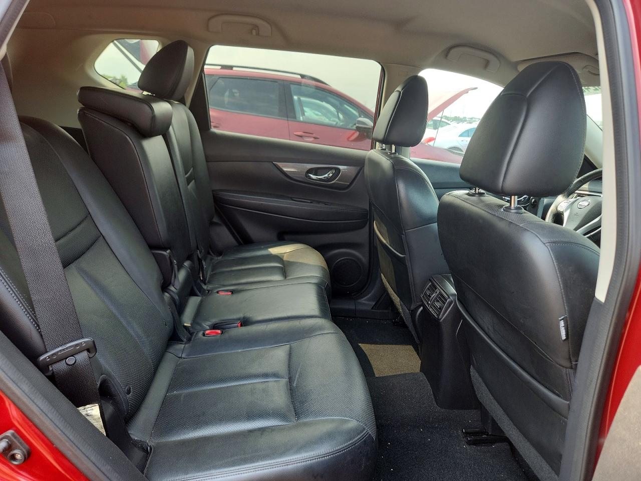 2014 Nissan Rogue Sl Red vin: 5N1AT2MT9EC778505