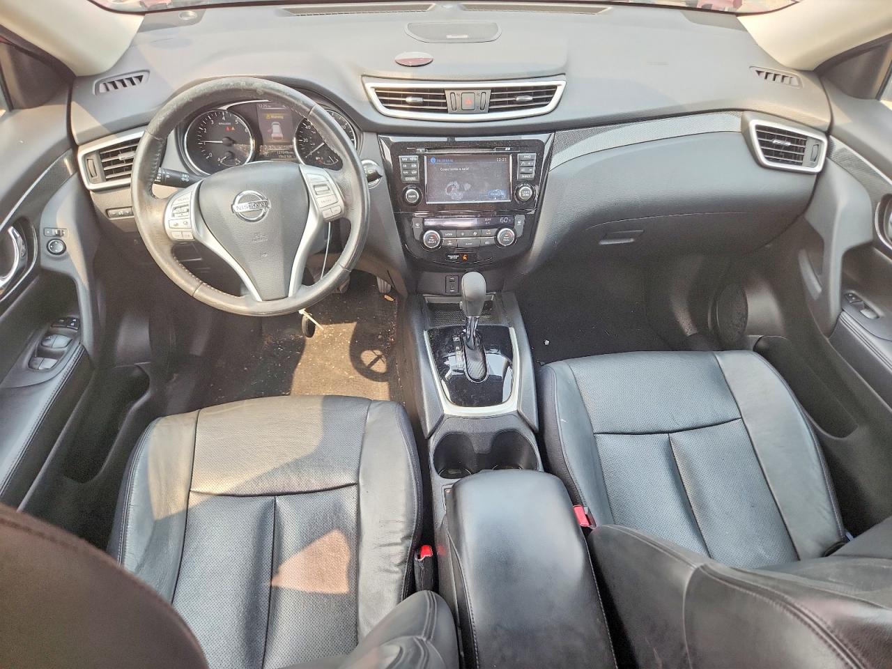 2014 Nissan Rogue Sl Red vin: 5N1AT2MT9EC778505