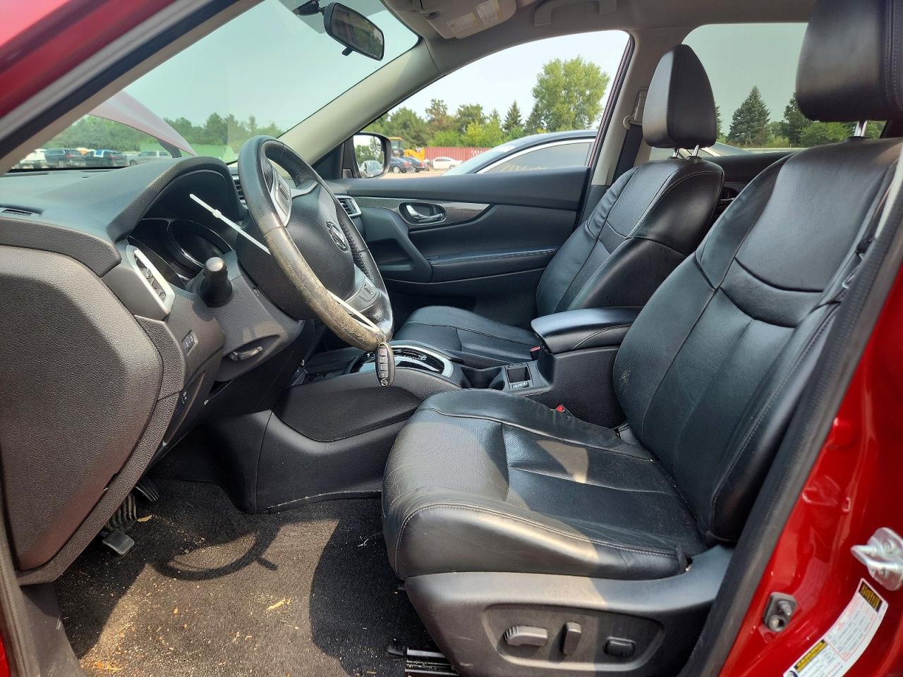 2014 Nissan Rogue Sl Red vin: 5N1AT2MT9EC778505