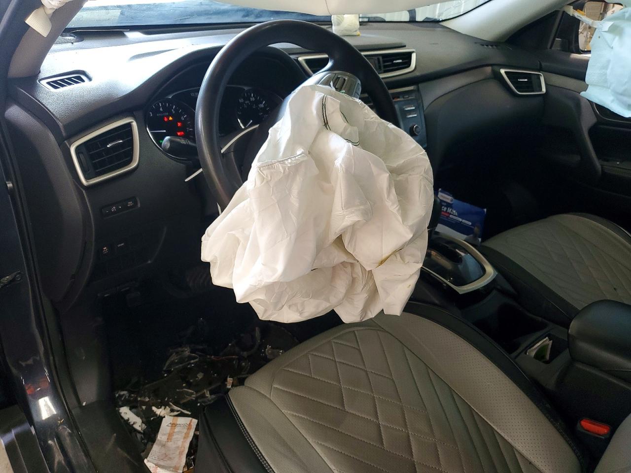 2014 Nissan Rogue Sv Blue vin: 5N1AT2MT9EC817058