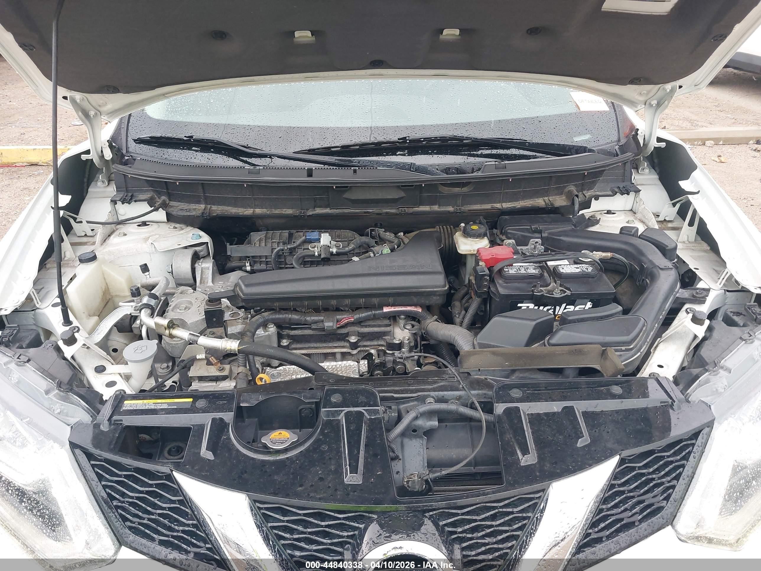 2014 Nissan Rogue Sl White vin: 5N1AT2MT9EC837584