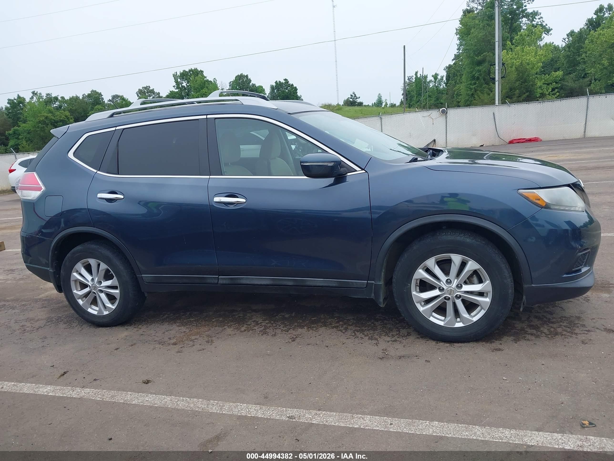 2014 Nissan Rogue Sv Teal vin: 5N1AT2MT9EC837925