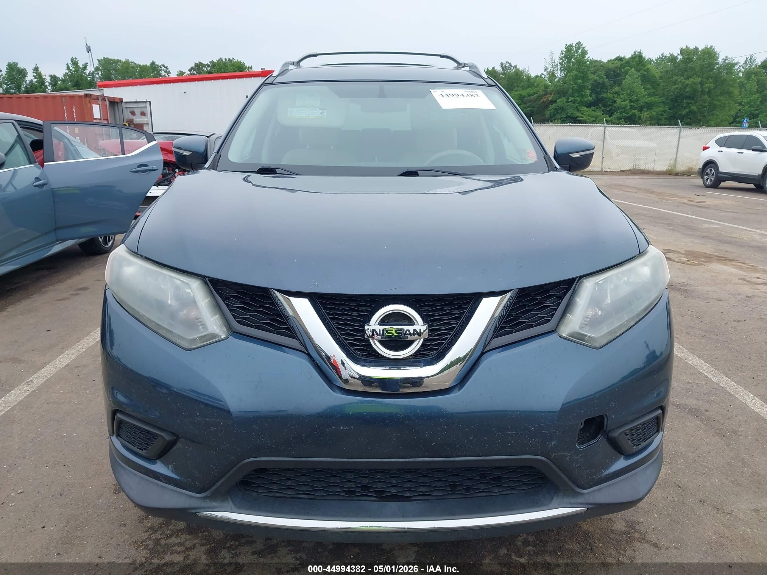 2014 Nissan Rogue Sv Teal vin: 5N1AT2MT9EC837925