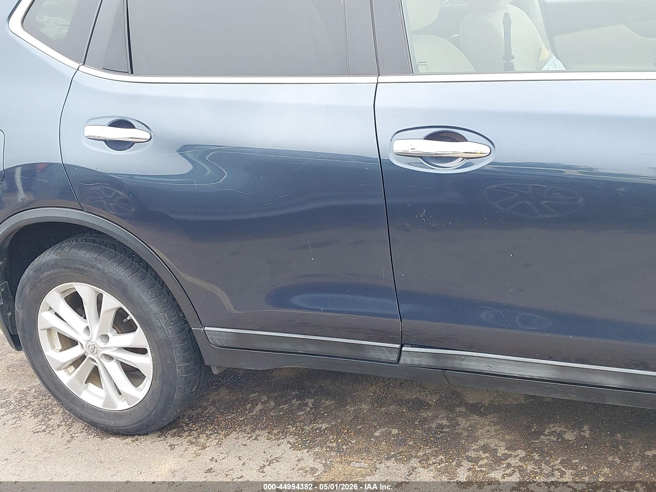 2014 Nissan Rogue Sv Teal vin: 5N1AT2MT9EC837925