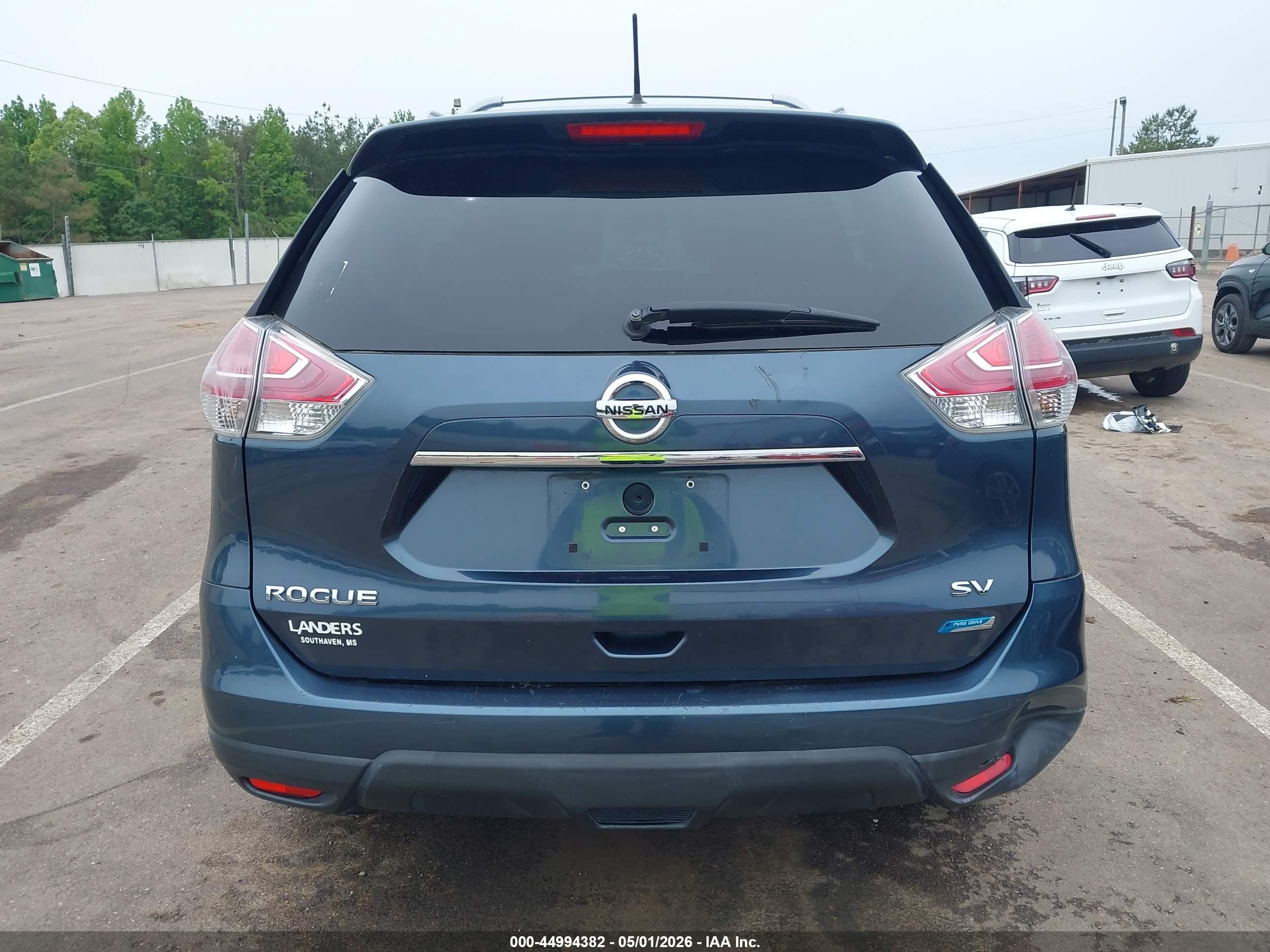 2014 Nissan Rogue Sv Teal vin: 5N1AT2MT9EC837925