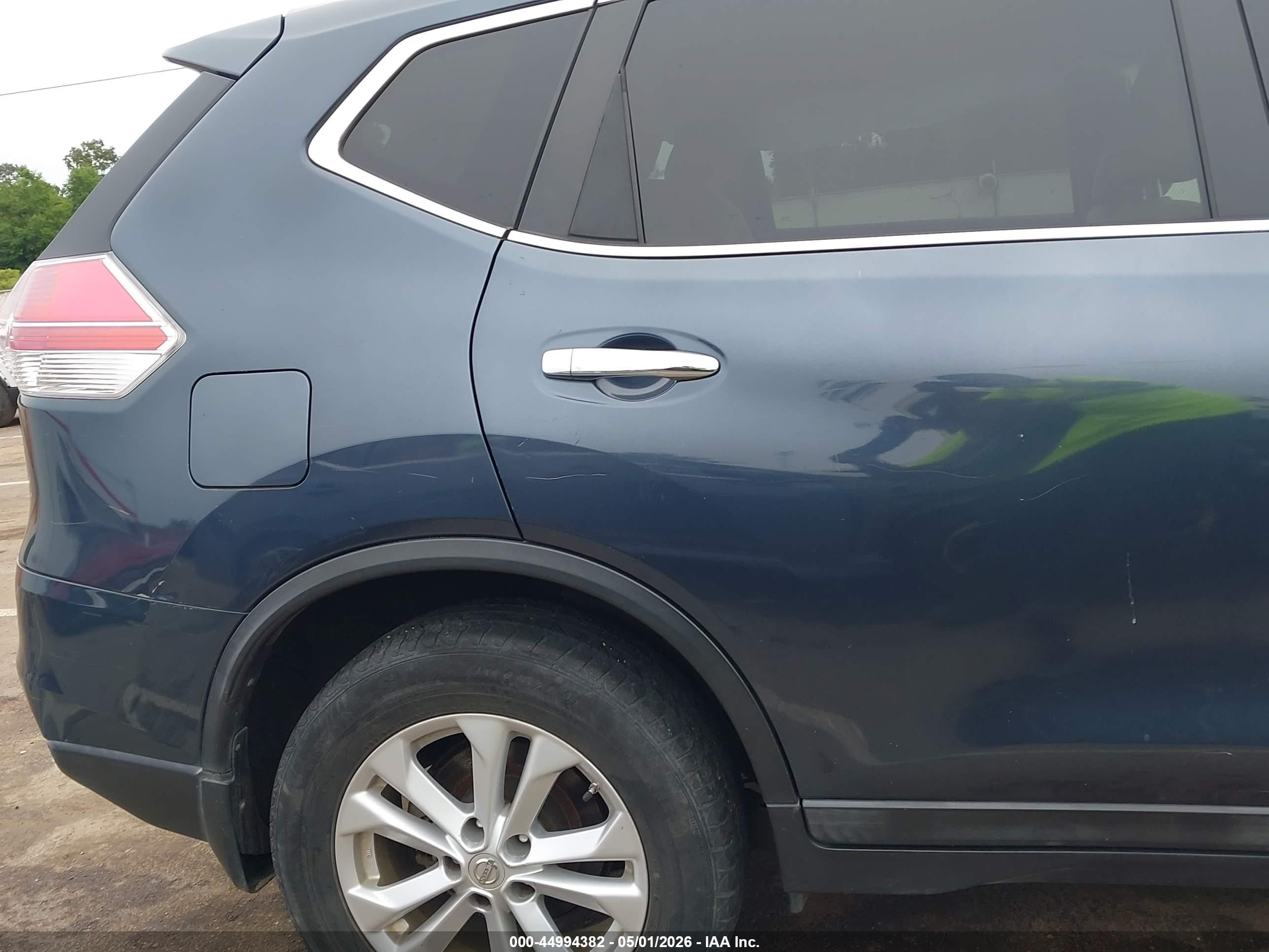2014 Nissan Rogue Sv Teal vin: 5N1AT2MT9EC837925