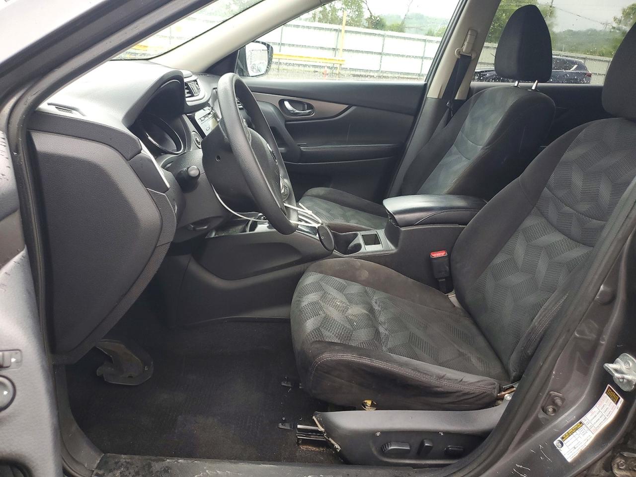 2014 Nissan Rogue Sv Серый vin: 5N1AT2MT9EC839819