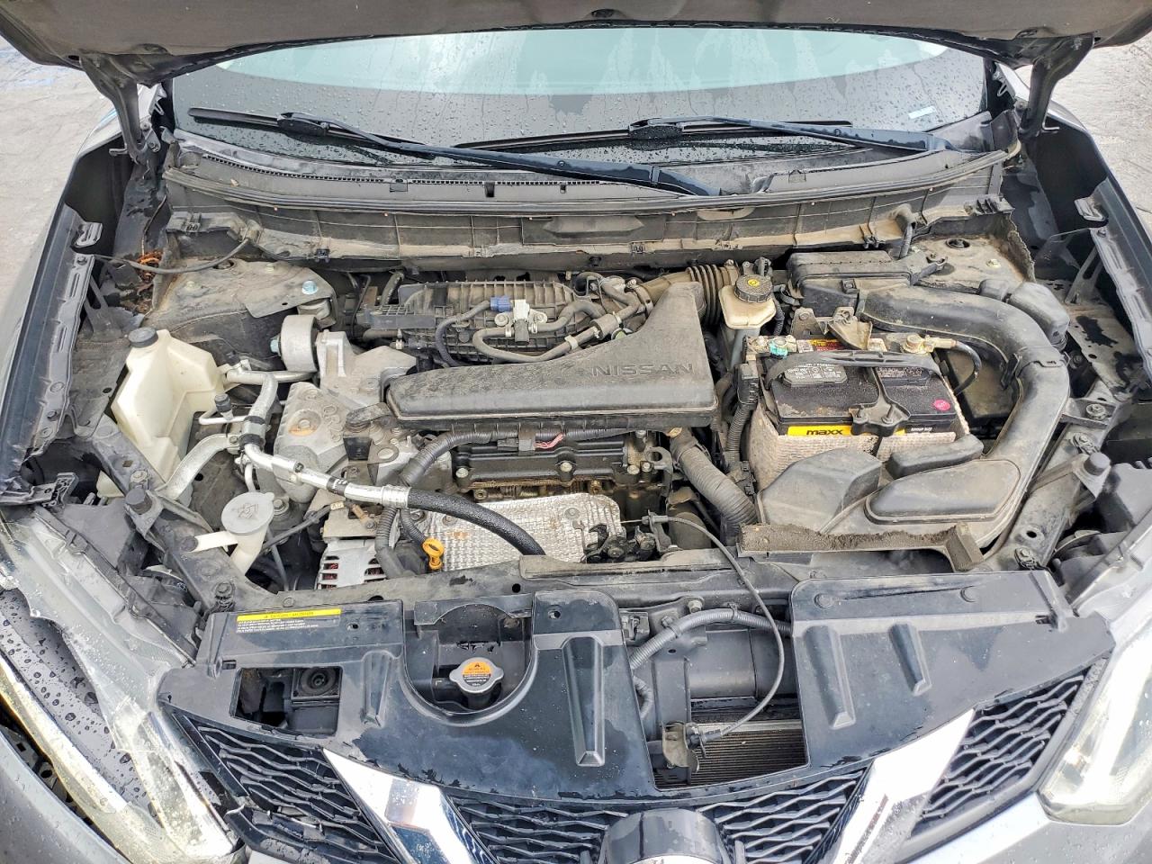 2014 Nissan Rogue Sv Серый vin: 5N1AT2MT9EC839819