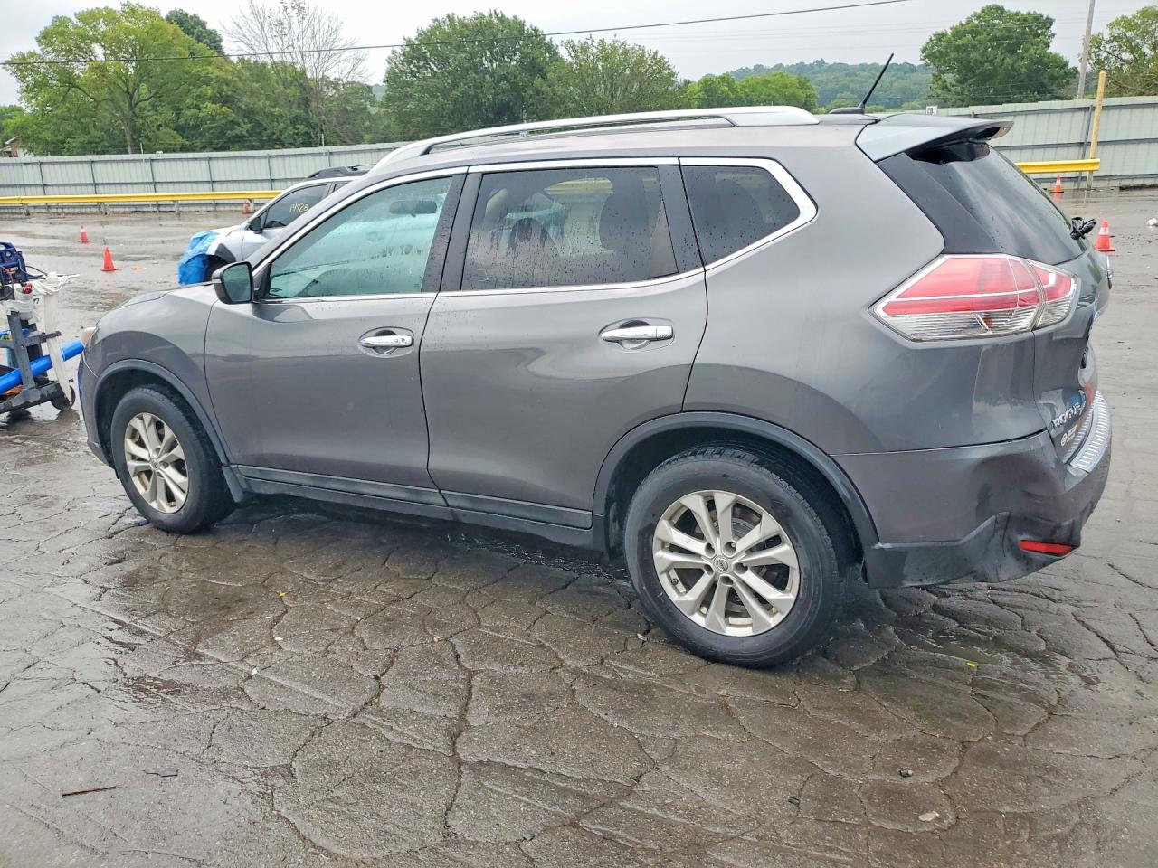 2014 Nissan Rogue Sv Серый vin: 5N1AT2MT9EC839819