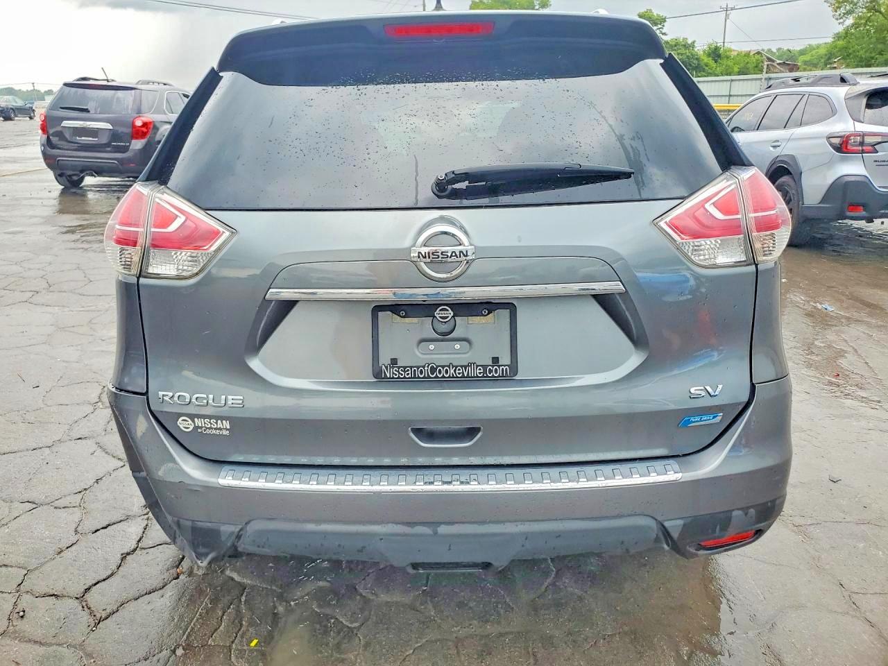 2014 Nissan Rogue Sv Серый vin: 5N1AT2MT9EC839819