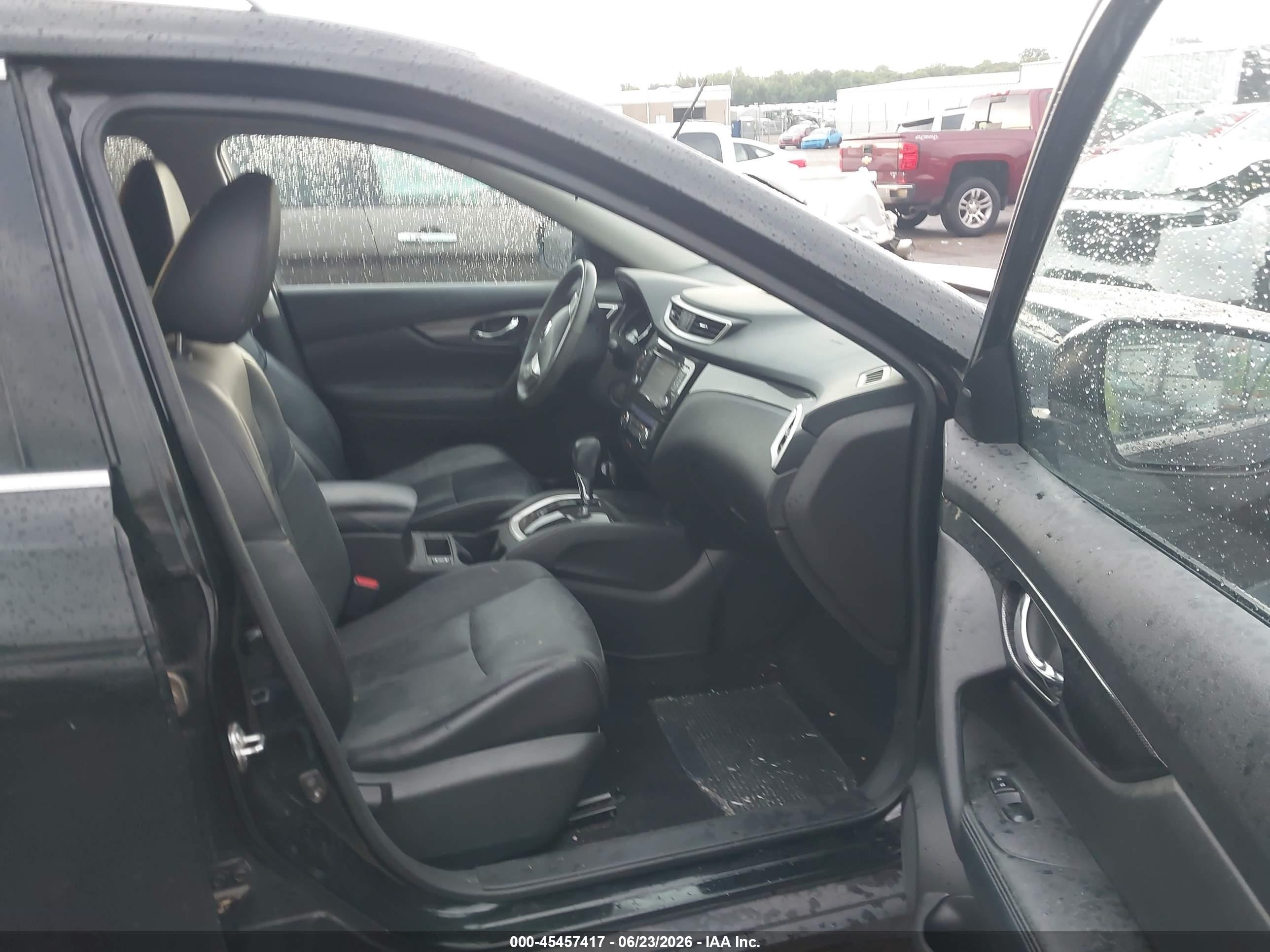 2014 Nissan Rogue S/sl/sv Черный vin: 5N1AT2MT9EC843661
