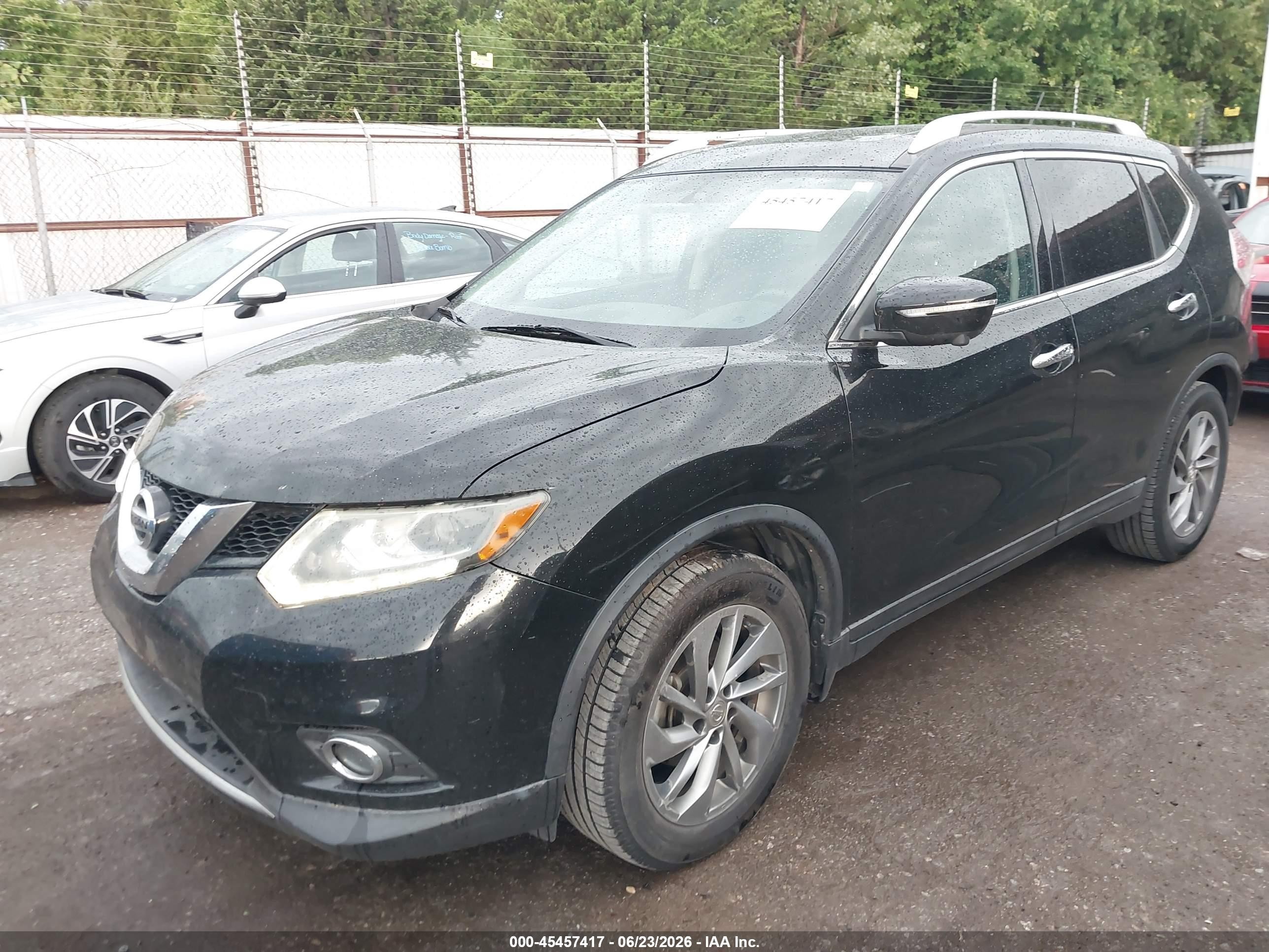 2014 Nissan Rogue S/sl/sv Черный vin: 5N1AT2MT9EC843661