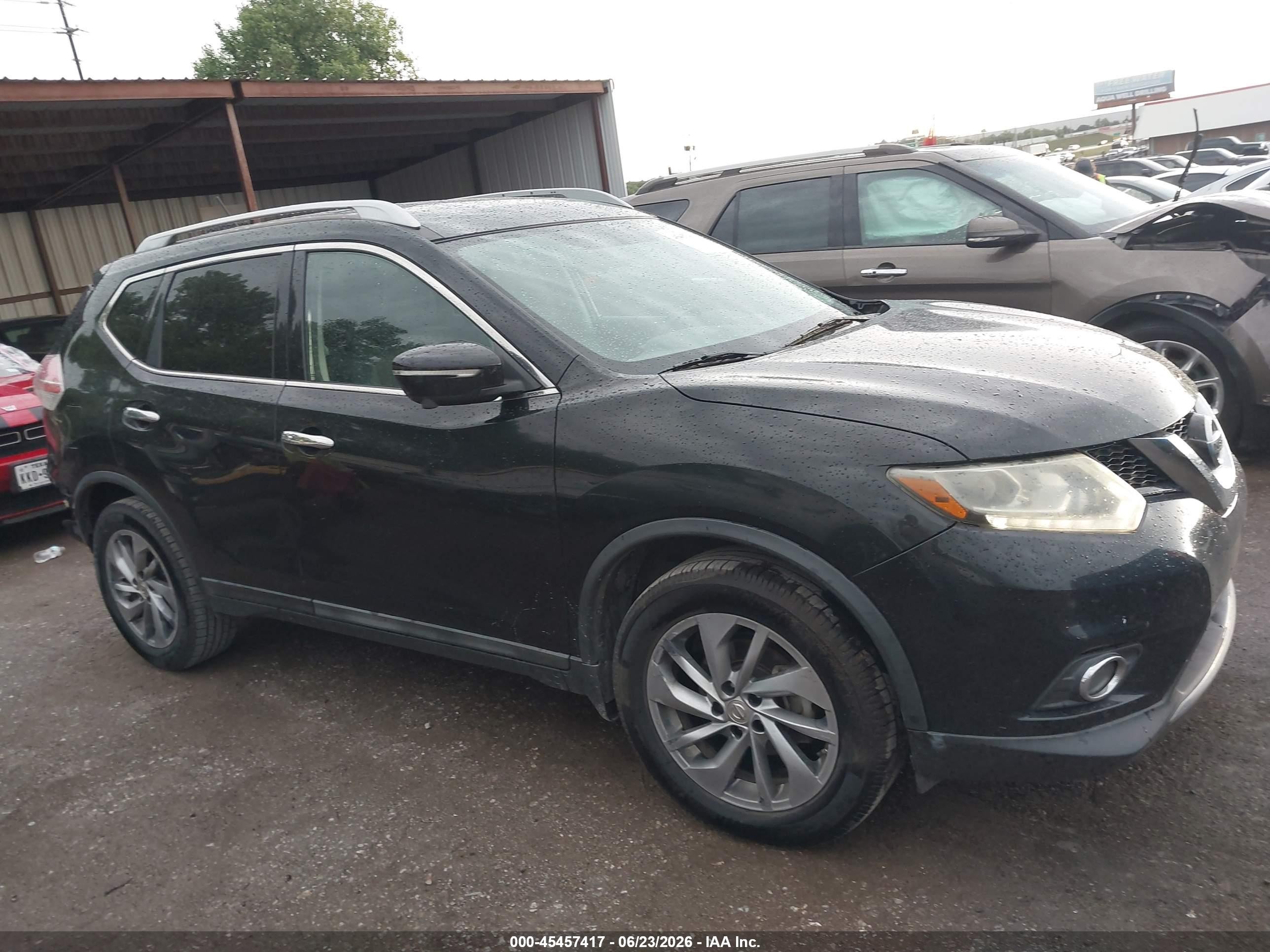 2014 Nissan Rogue S/sl/sv Черный vin: 5N1AT2MT9EC843661