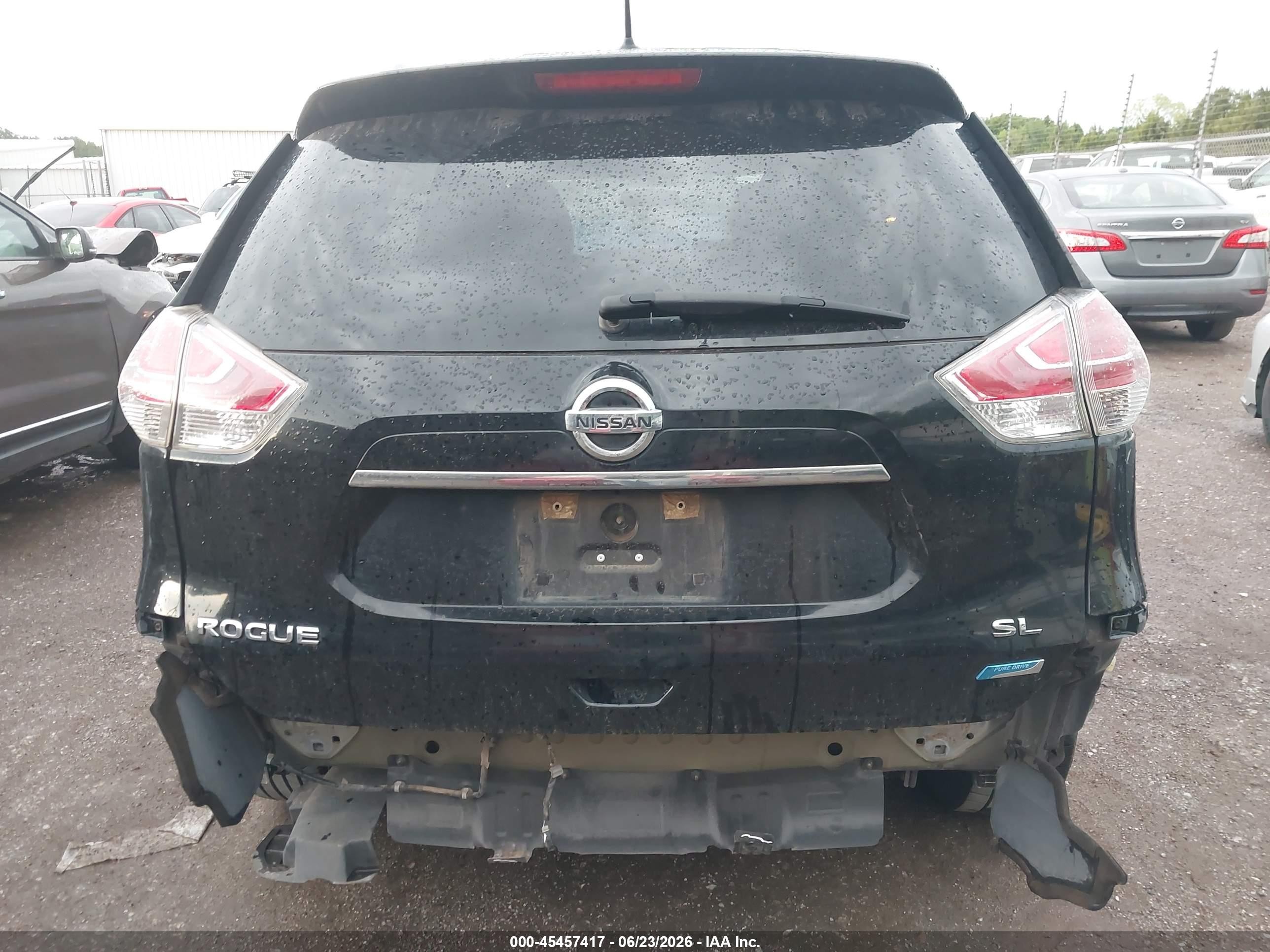 2014 Nissan Rogue S/sl/sv Черный vin: 5N1AT2MT9EC843661