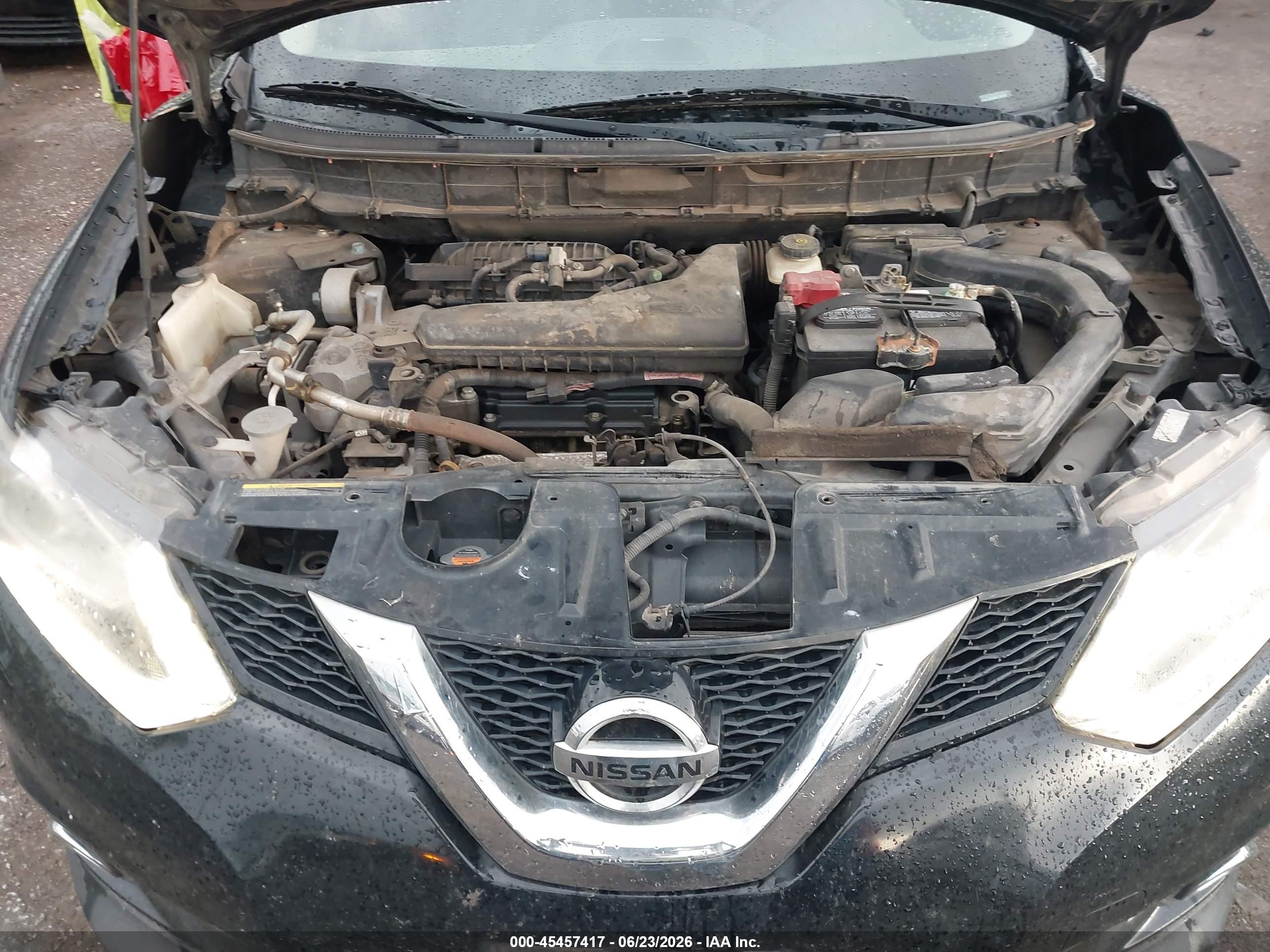 2014 Nissan Rogue S/sl/sv Черный vin: 5N1AT2MT9EC843661