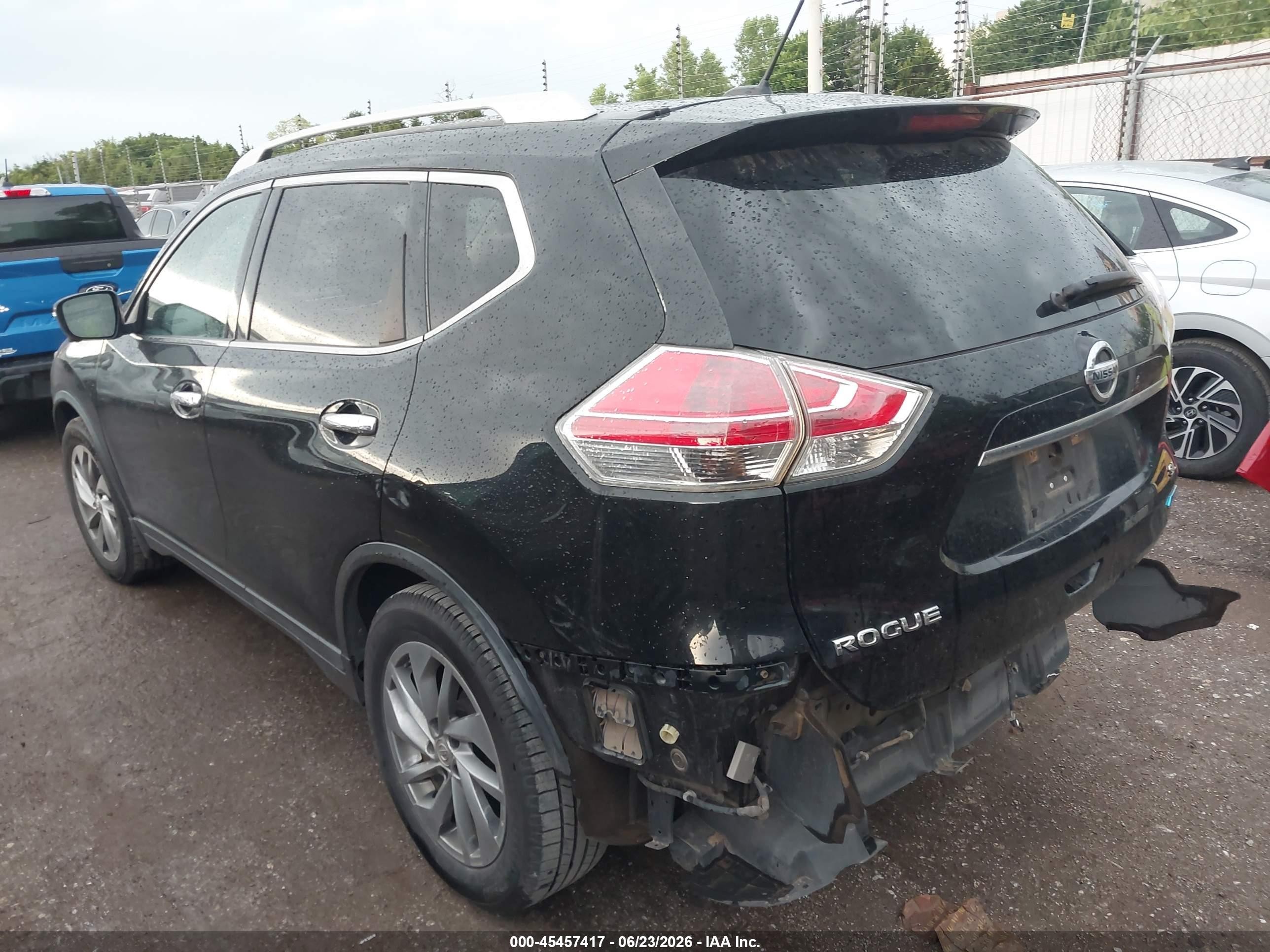 2014 Nissan Rogue S/sl/sv Черный vin: 5N1AT2MT9EC843661