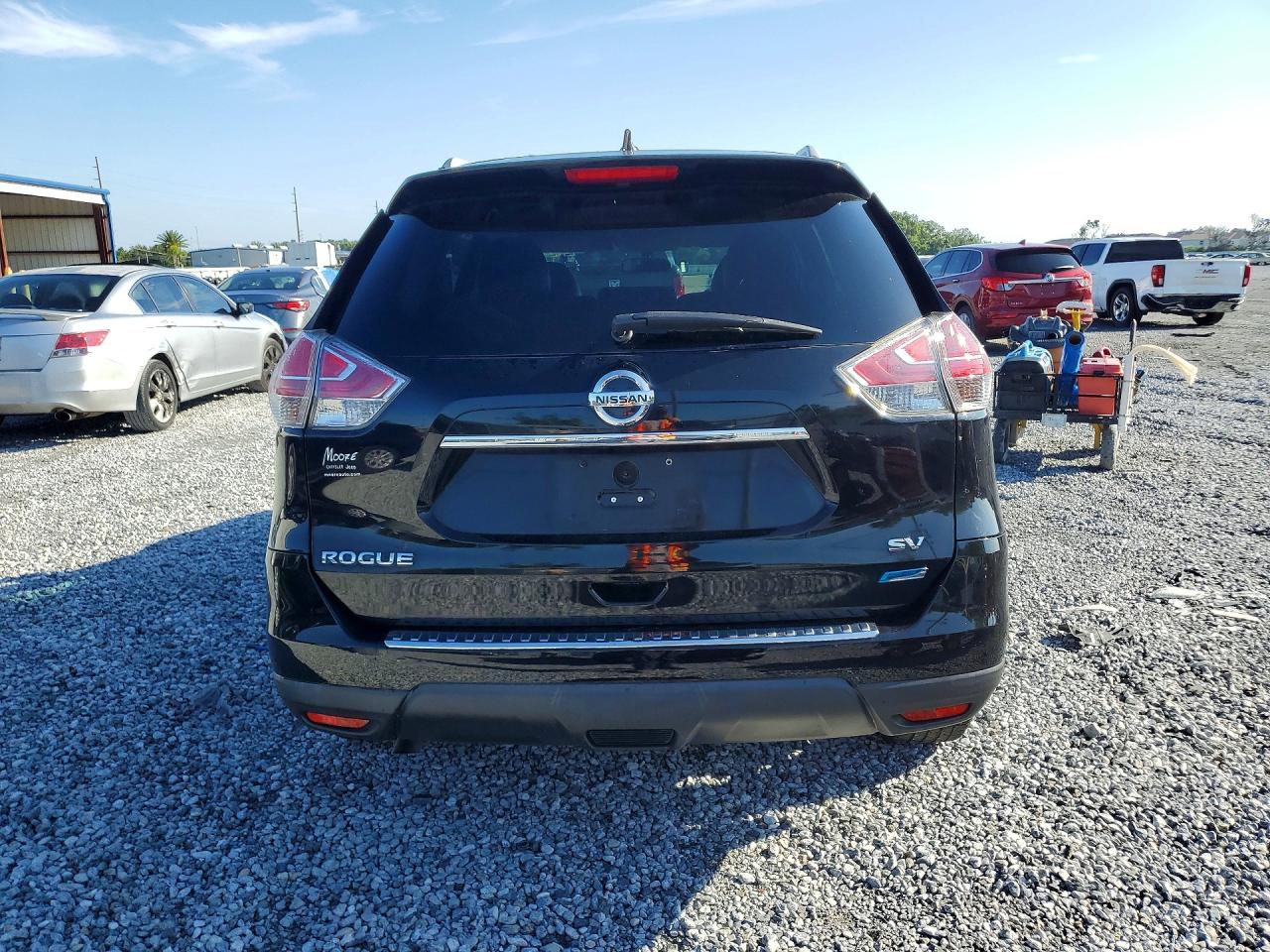 2014 Nissan Rogue Sv Black vin: 5N1AT2MT9EC854367