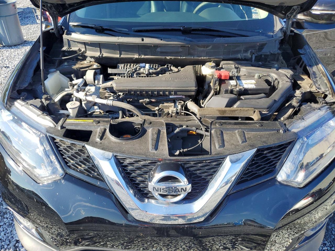 2014 Nissan Rogue Sv Black vin: 5N1AT2MT9EC854367