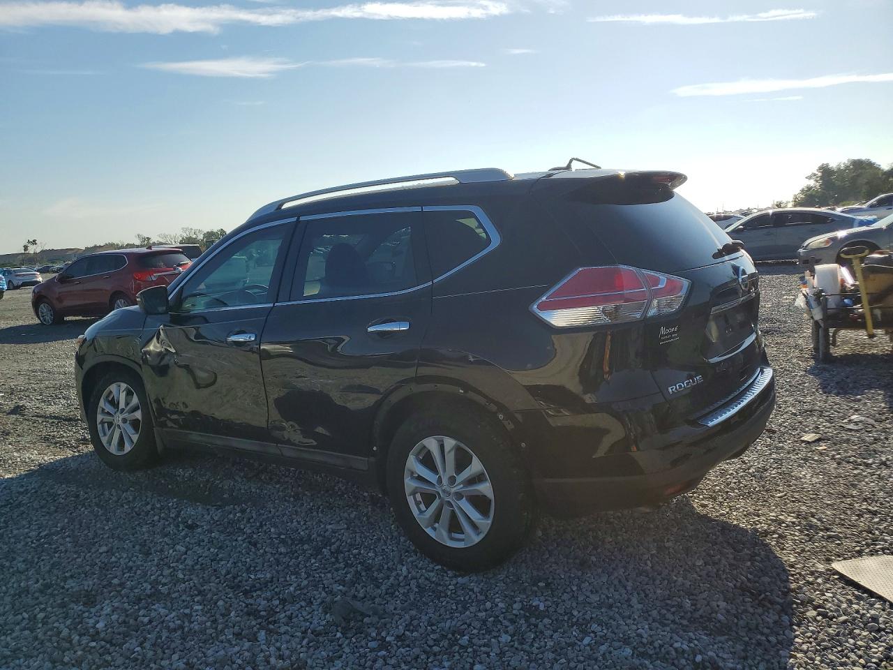 2014 Nissan Rogue Sv Black vin: 5N1AT2MT9EC854367