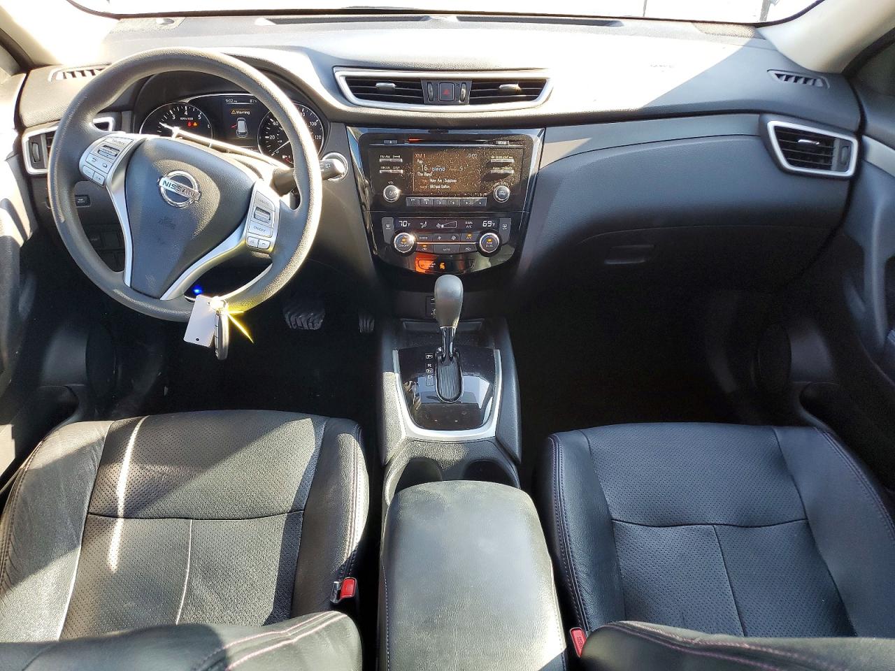 2014 Nissan Rogue Sv Black vin: 5N1AT2MT9EC854367