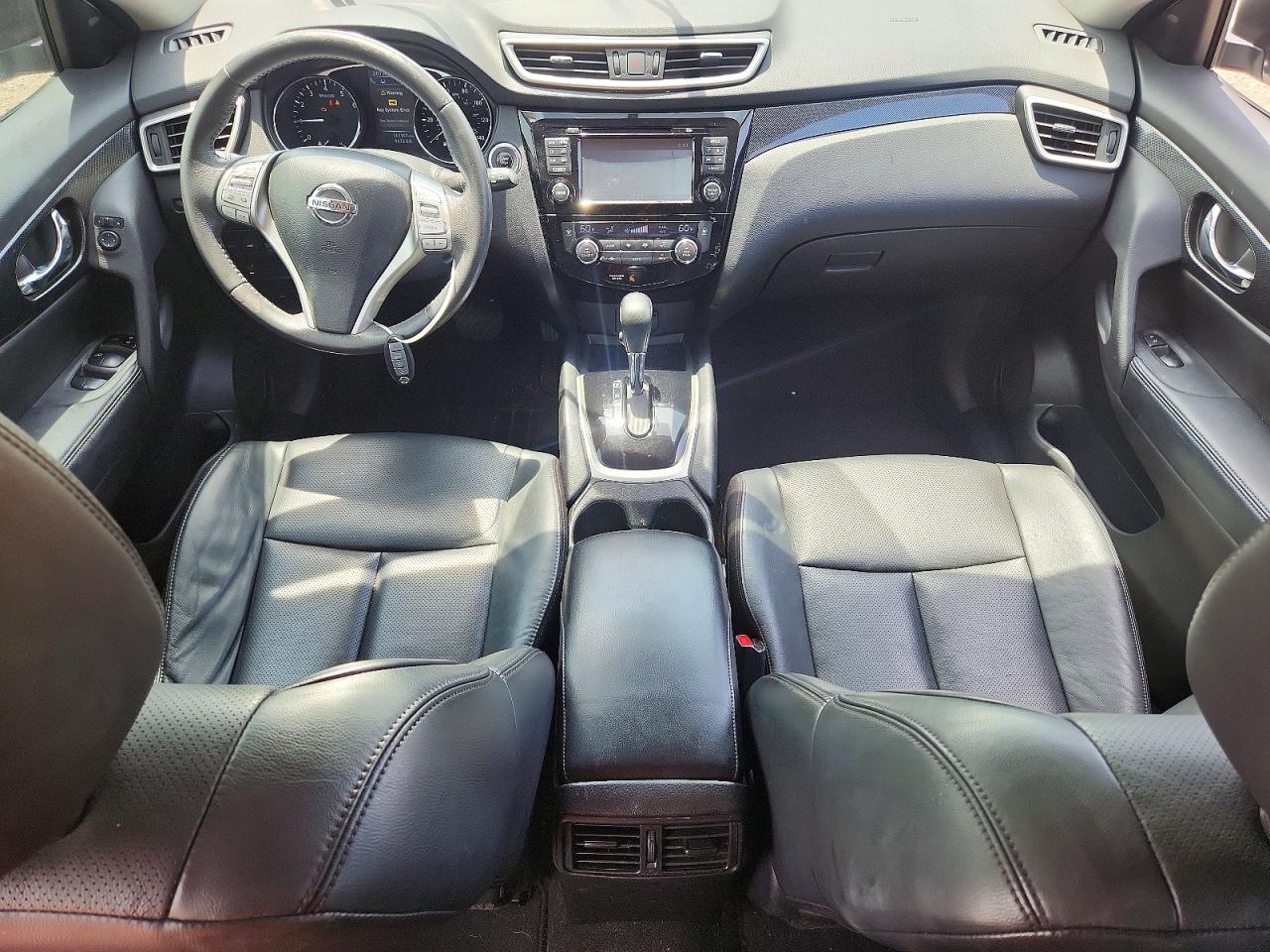 2015 Nissan Rogue Sl White vin: 5N1AT2MT9FC779087