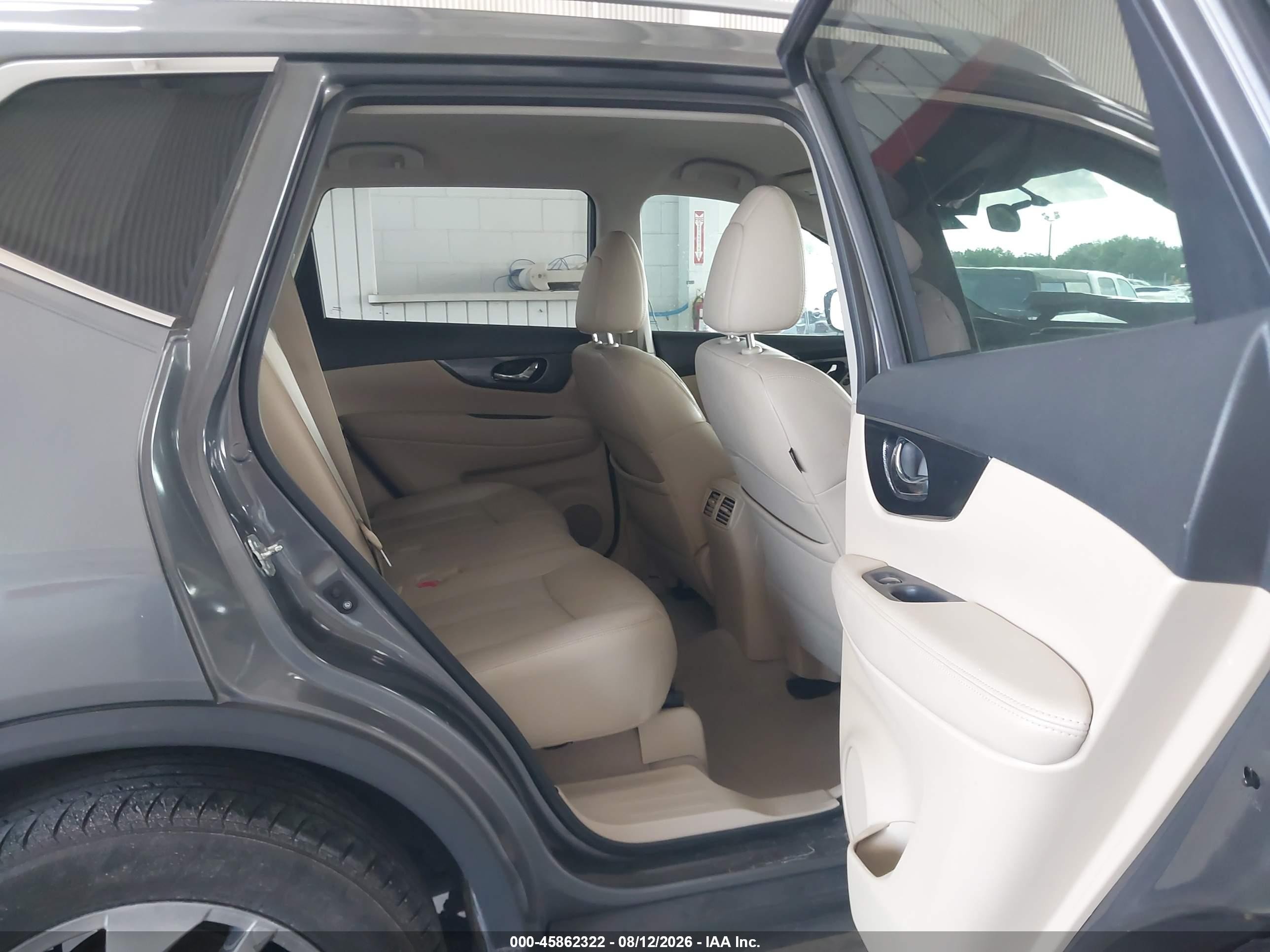 2015 Nissan Rogue Sl Gray vin: 5N1AT2MT9FC784371