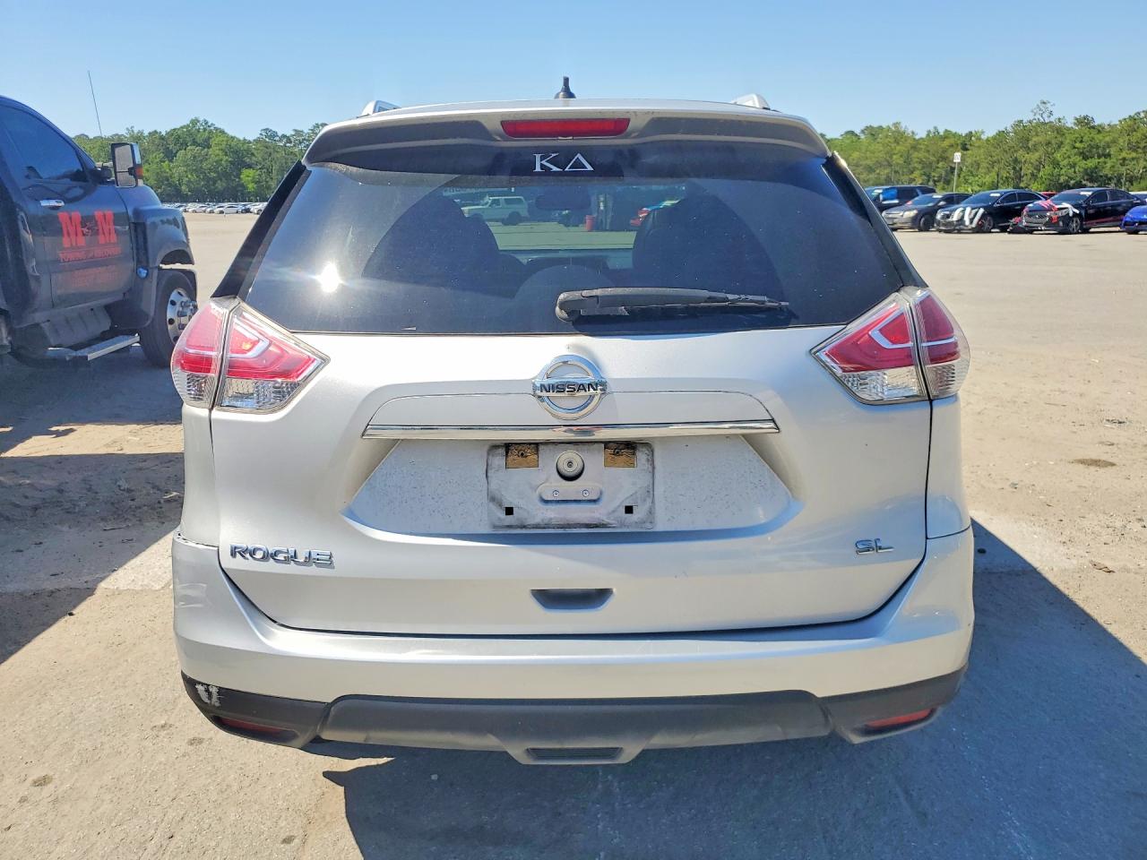 2015 Nissan Rogue Sl Silver vin: 5N1AT2MT9FC785519
