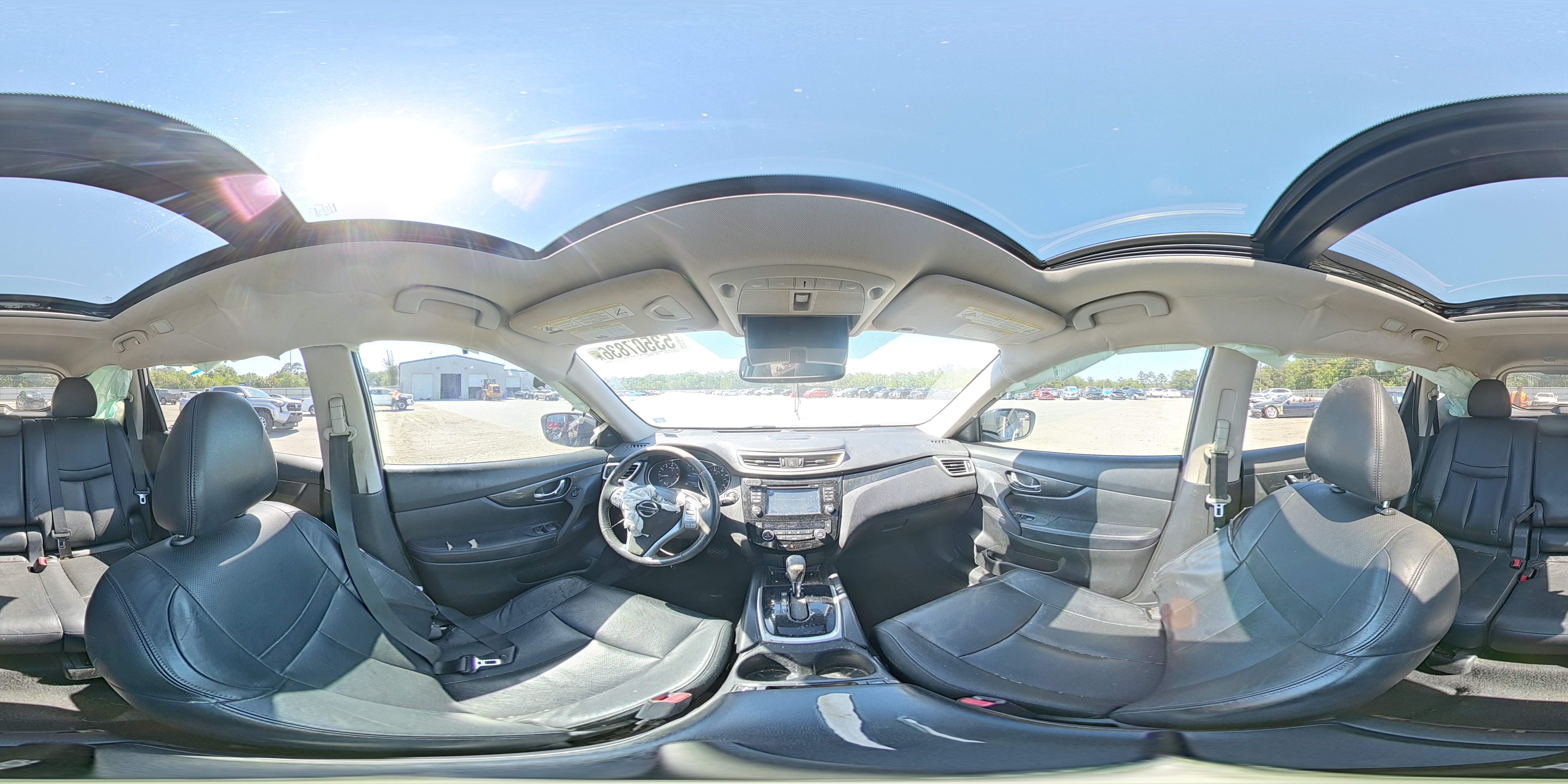 2015 Nissan Rogue Sl Silver vin: 5N1AT2MT9FC785519