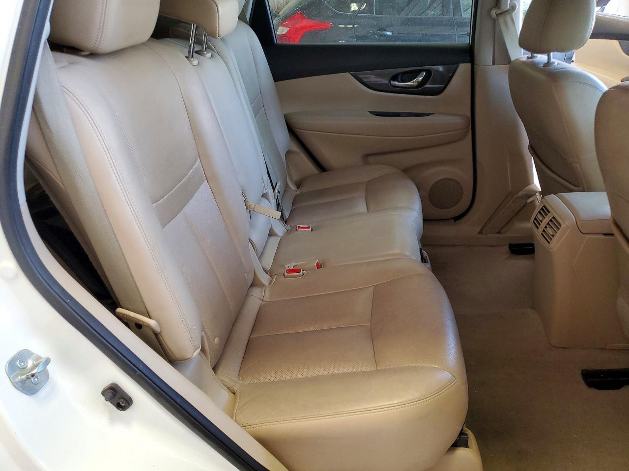 2015 Nissan Rogue Sl White vin: 5N1AT2MT9FC812153