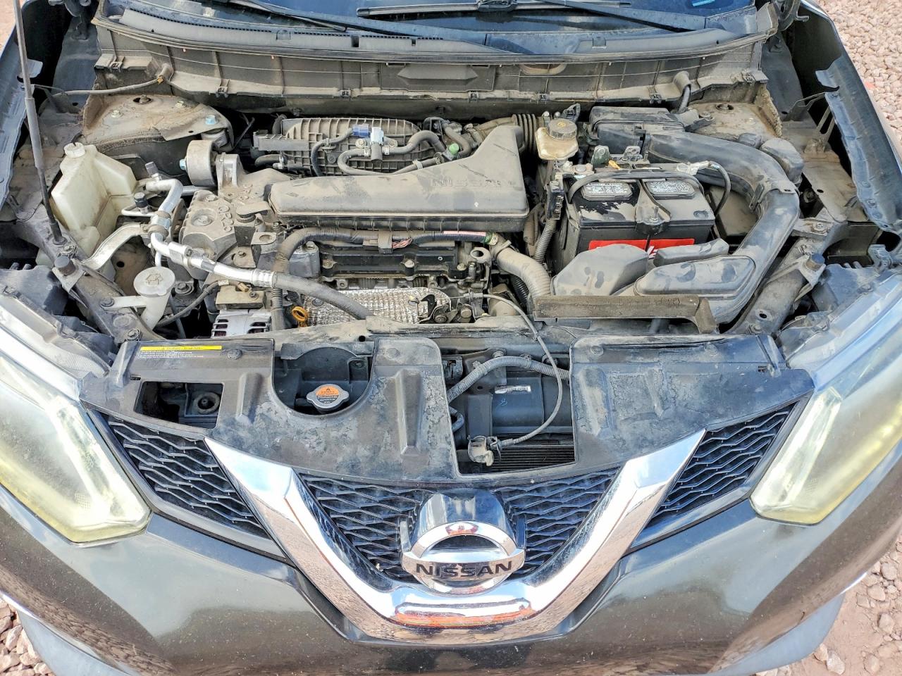 2015 Nissan Rogue Sl Brown vin: 5N1AT2MT9FC824190