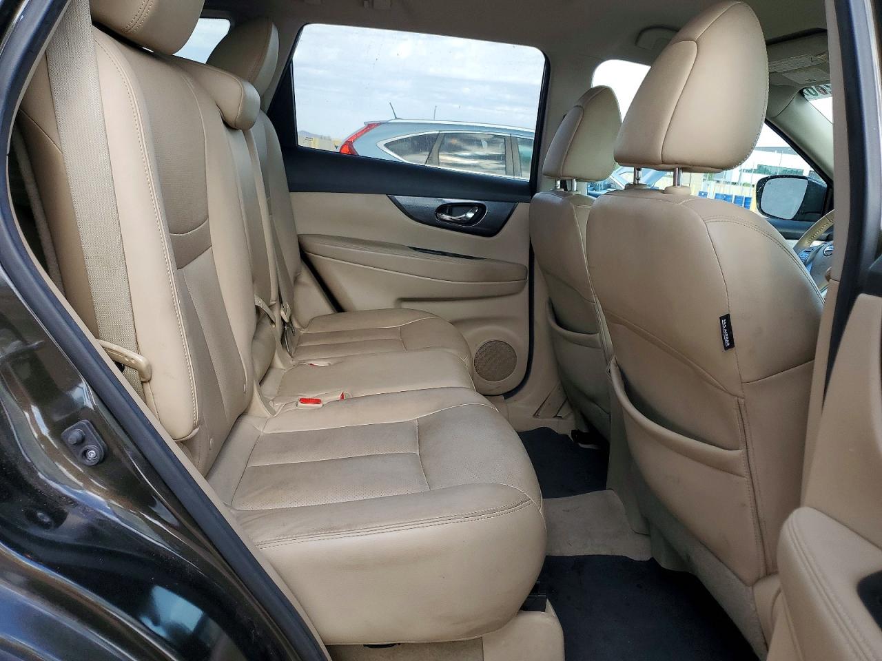 2015 Nissan Rogue Sl Brown vin: 5N1AT2MT9FC824190