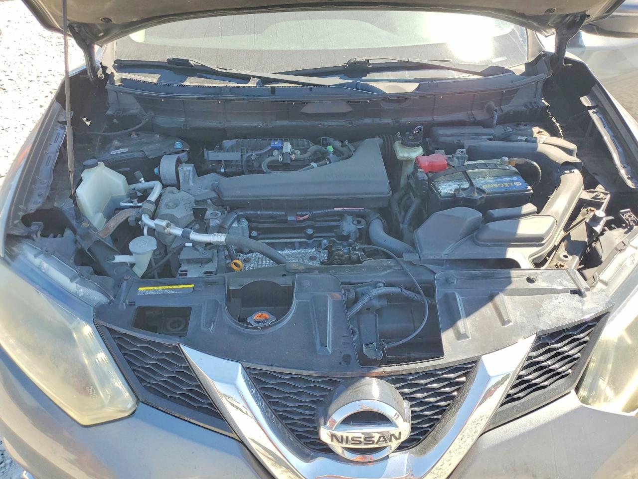 2015 Nissan Rogue Sv Gray vin: 5N1AT2MT9FC824920
