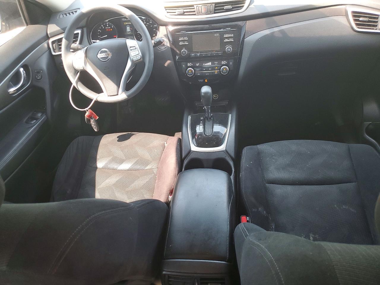 2015 Nissan Rogue Sv Gray vin: 5N1AT2MT9FC824920