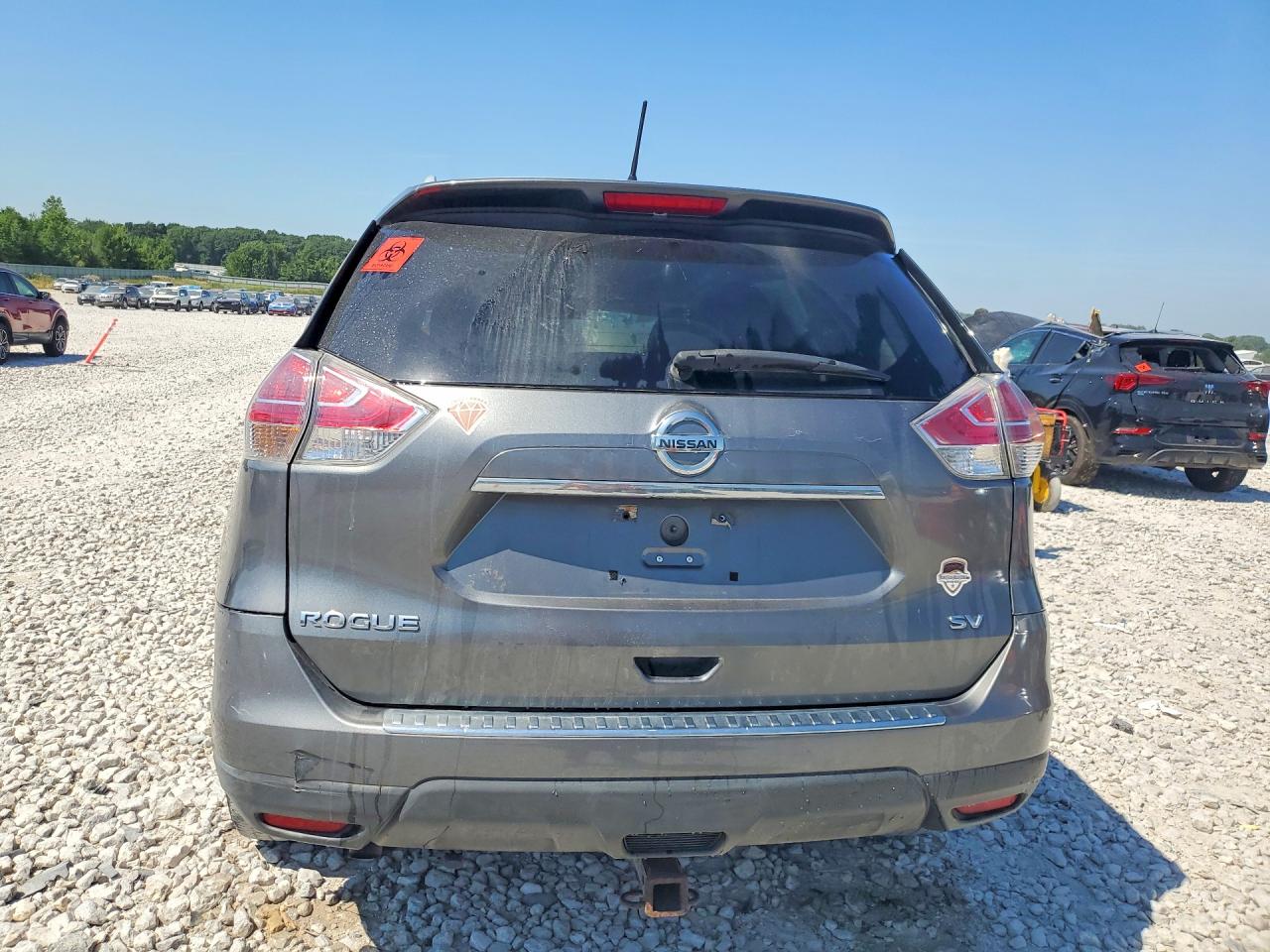2015 Nissan Rogue Sv Gray vin: 5N1AT2MT9FC824920