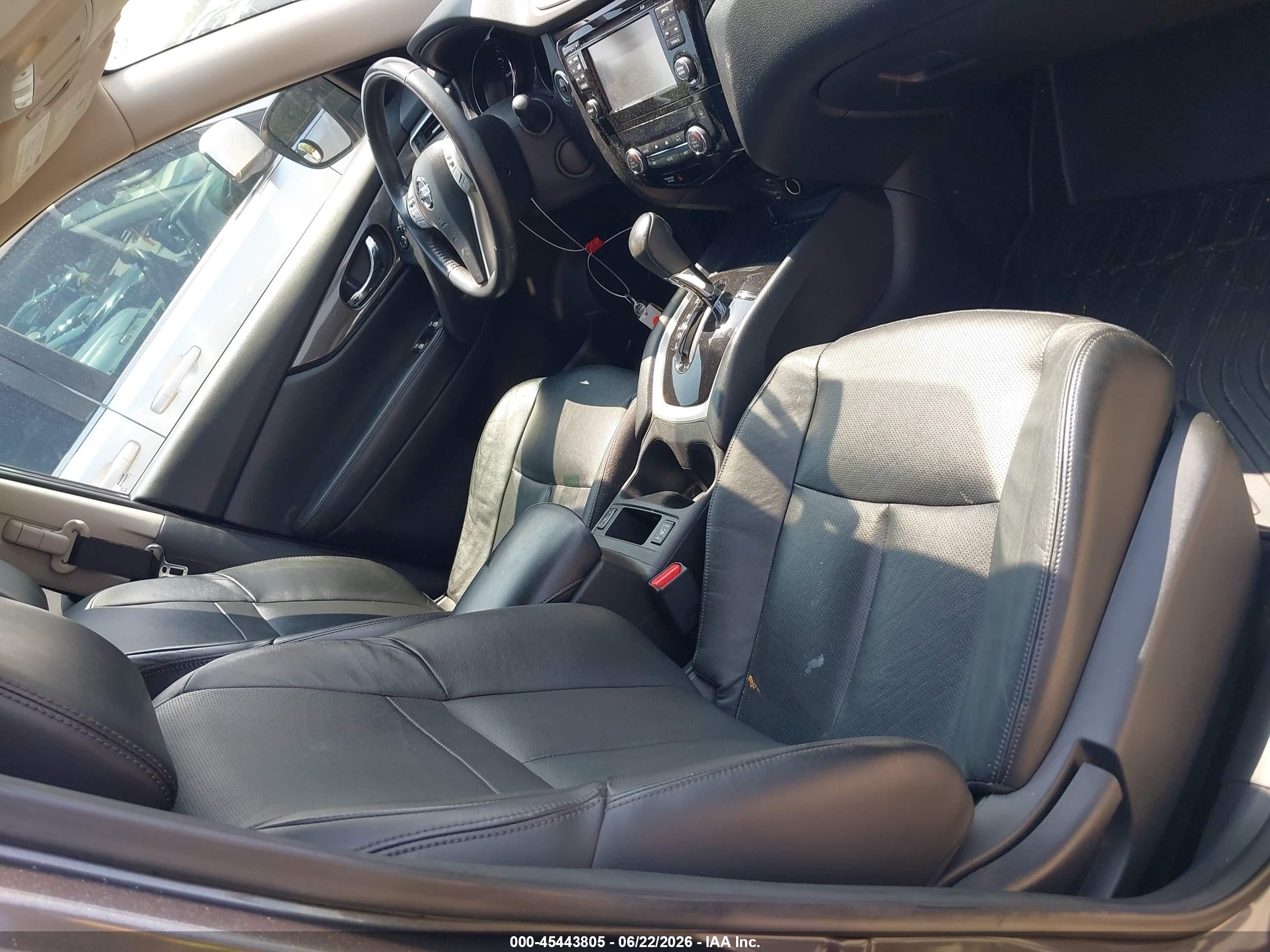 2015 Nissan Rogue Sl Gray vin: 5N1AT2MT9FC846772