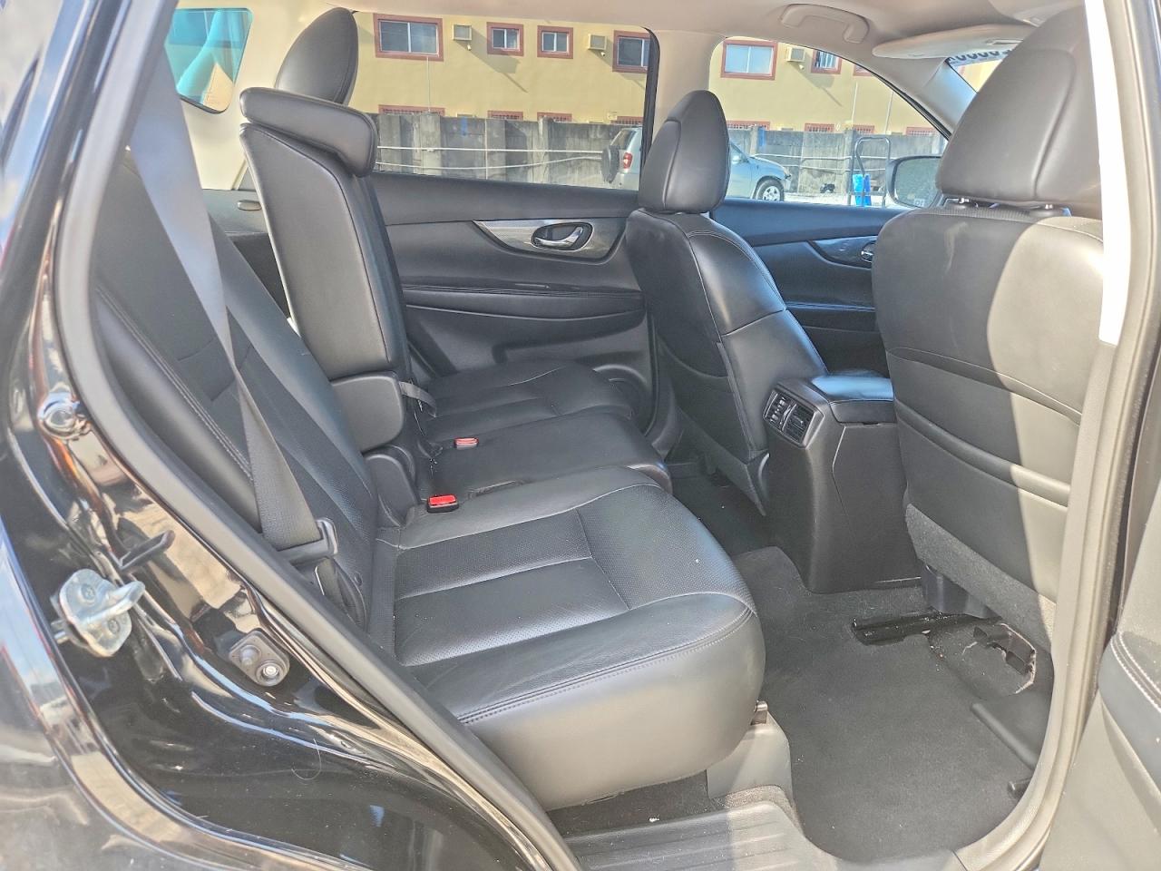 2015 Nissan Rogue Sl Black vin: 5N1AT2MT9FC856539