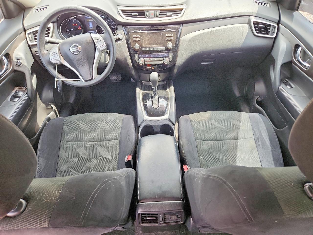 2015 Nissan Rogue Sv White vin: 5N1AT2MT9FC894353