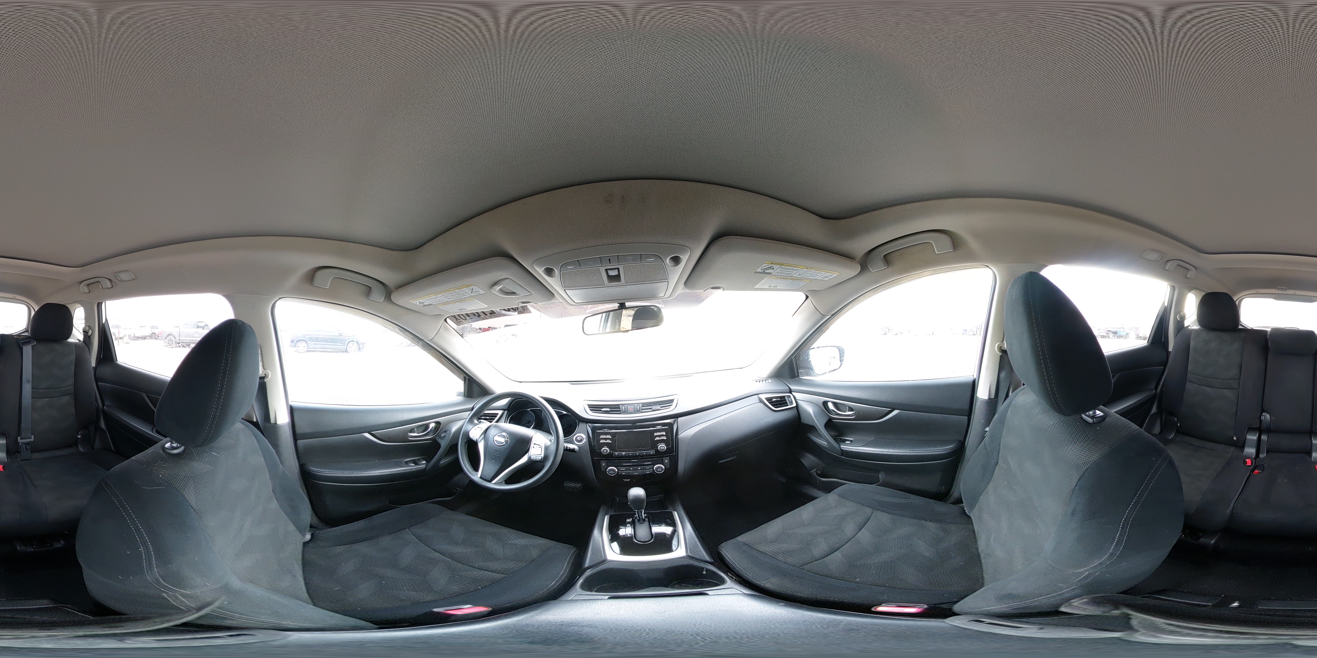 2015 Nissan Rogue Sv White vin: 5N1AT2MT9FC894353