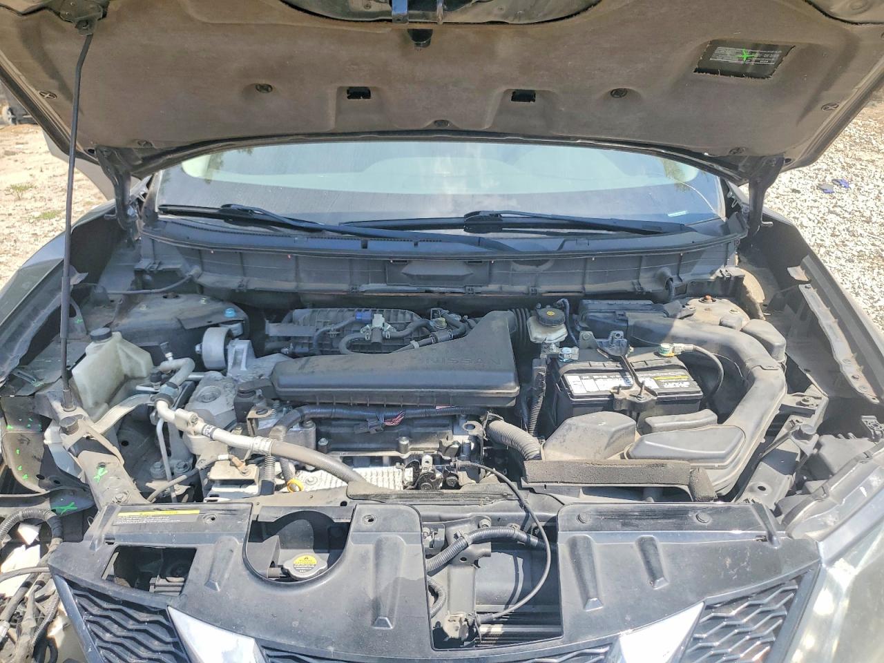 2016 Nissan Rogue Sl Угольный vin: 5N1AT2MT9GC781553